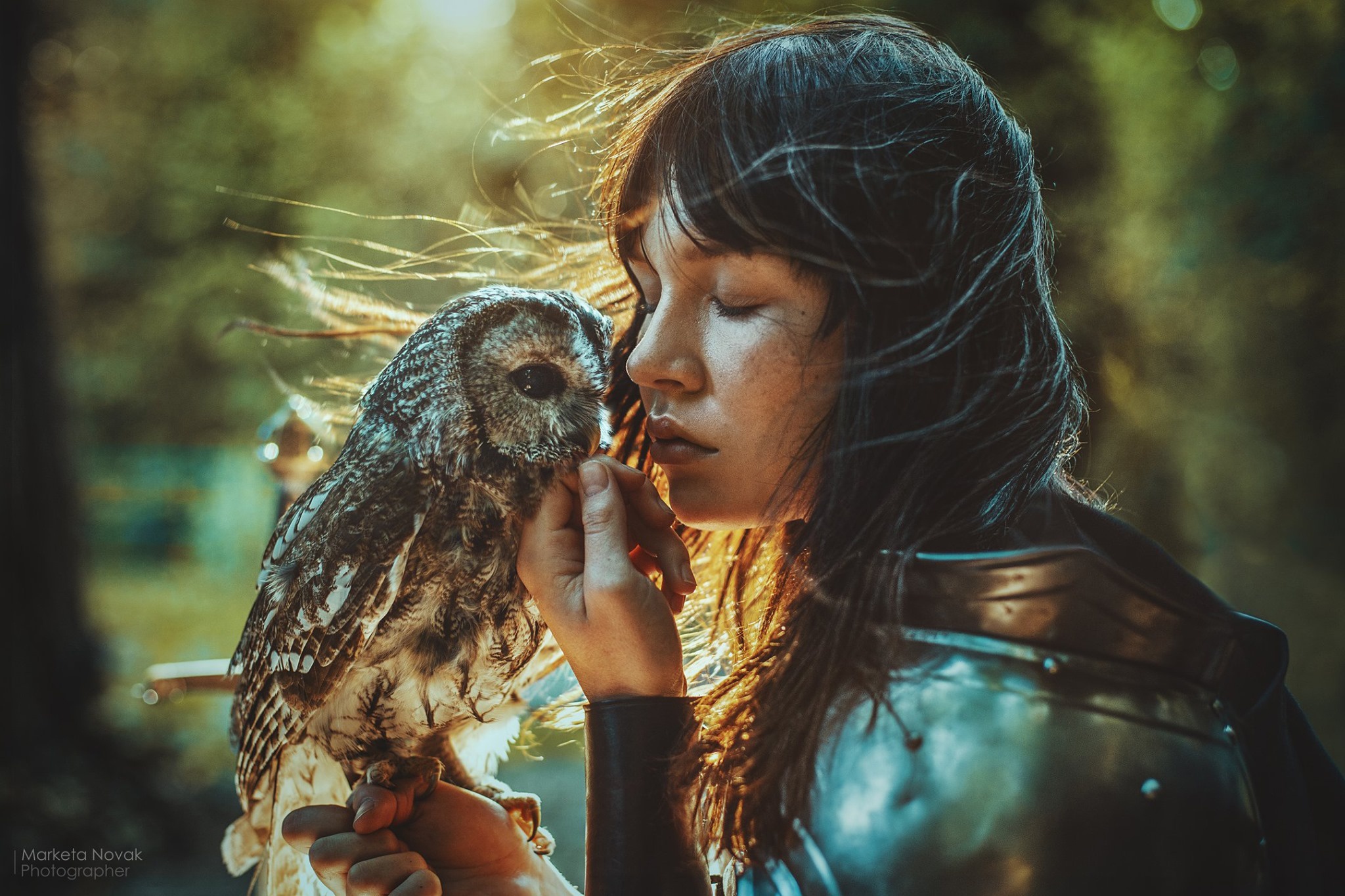Bird Face Girl Hair Mood Owl Style Veronika Piskova Woman Warrior 2048x1365