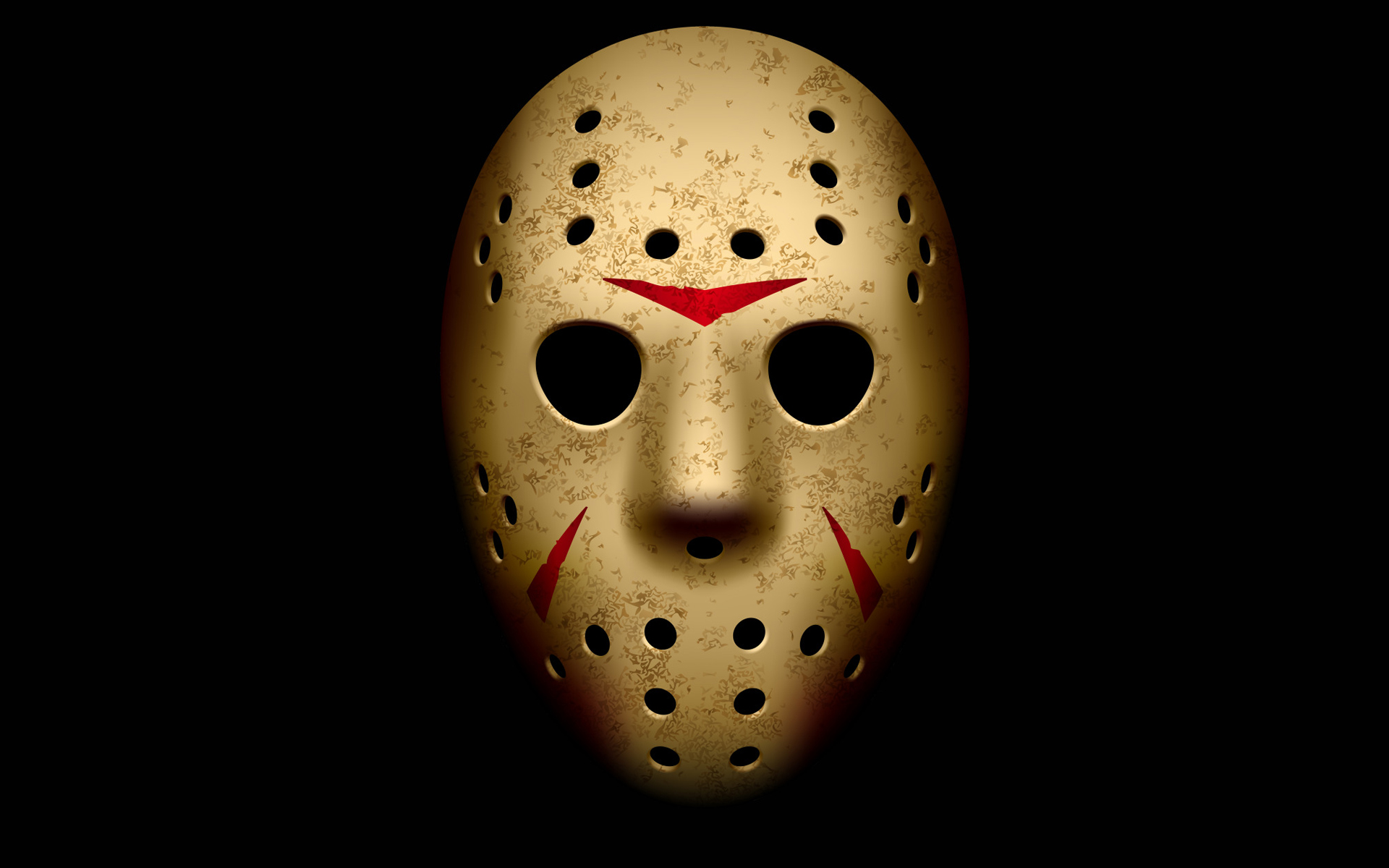 Jason Voorhees Hockey Mask Black Background Friday The 13th 1920x1200