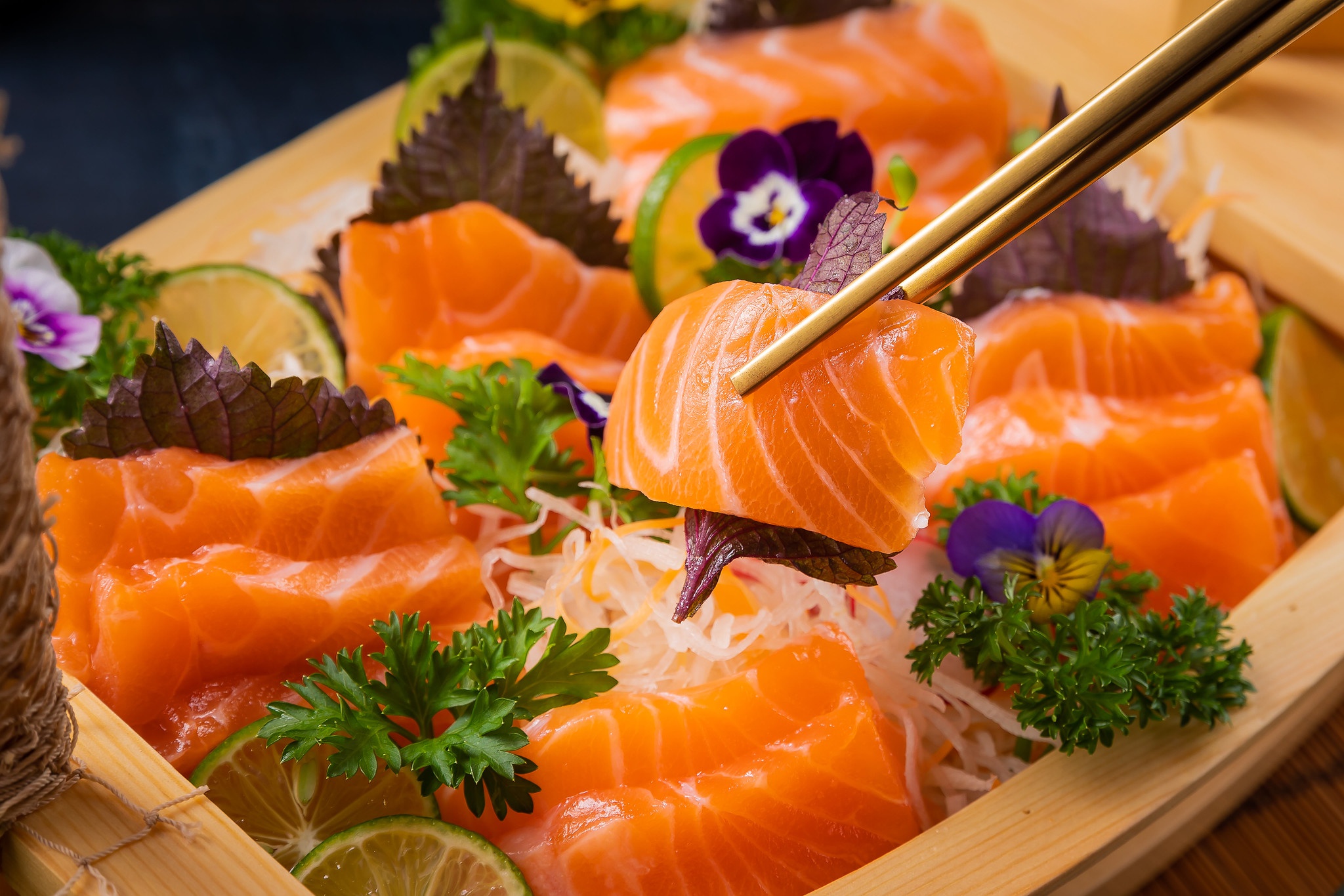 Fish Salmon Seafood Sushi 2048x1365