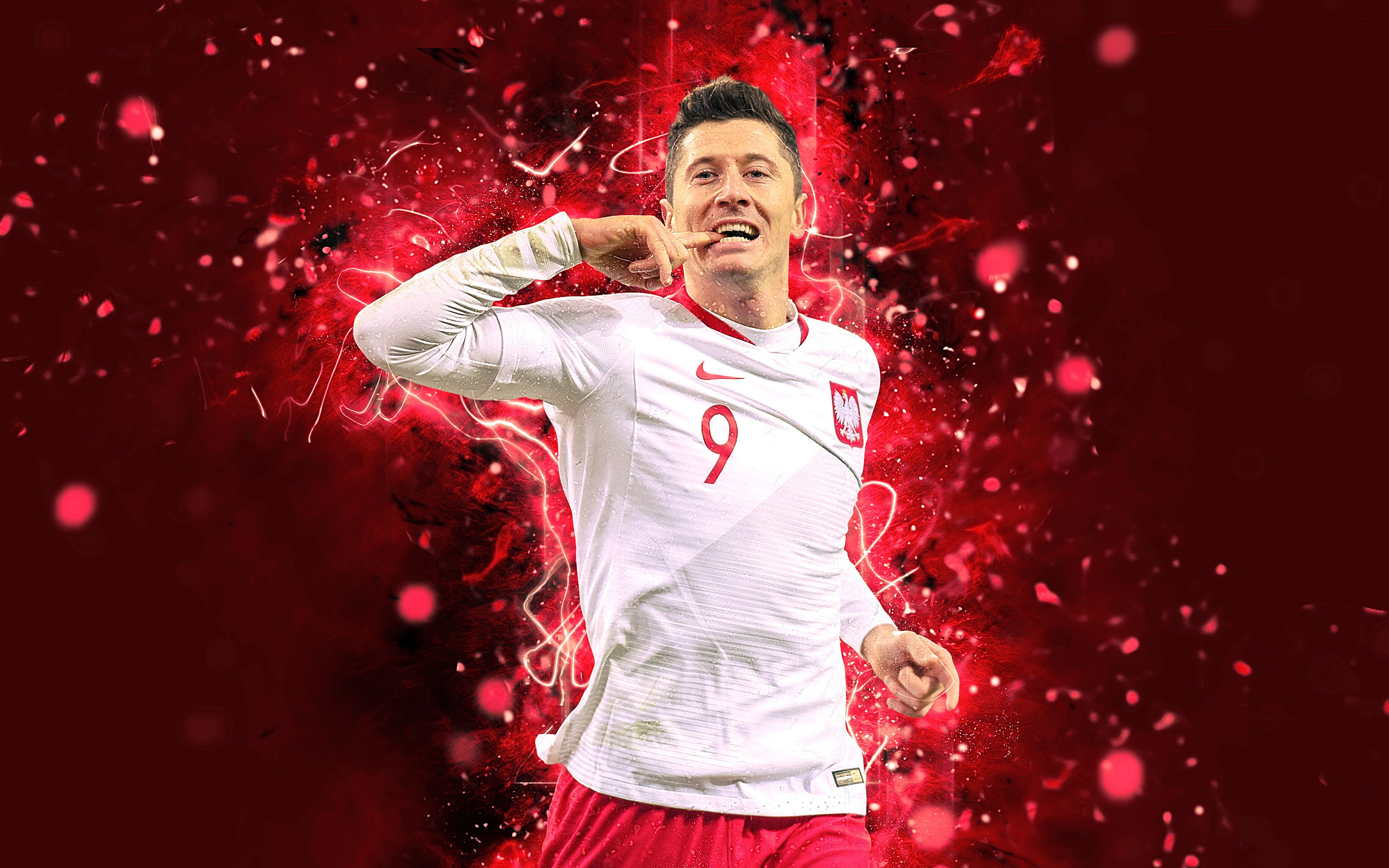 Polish Robert Lewandowski Soccer 3840x2400