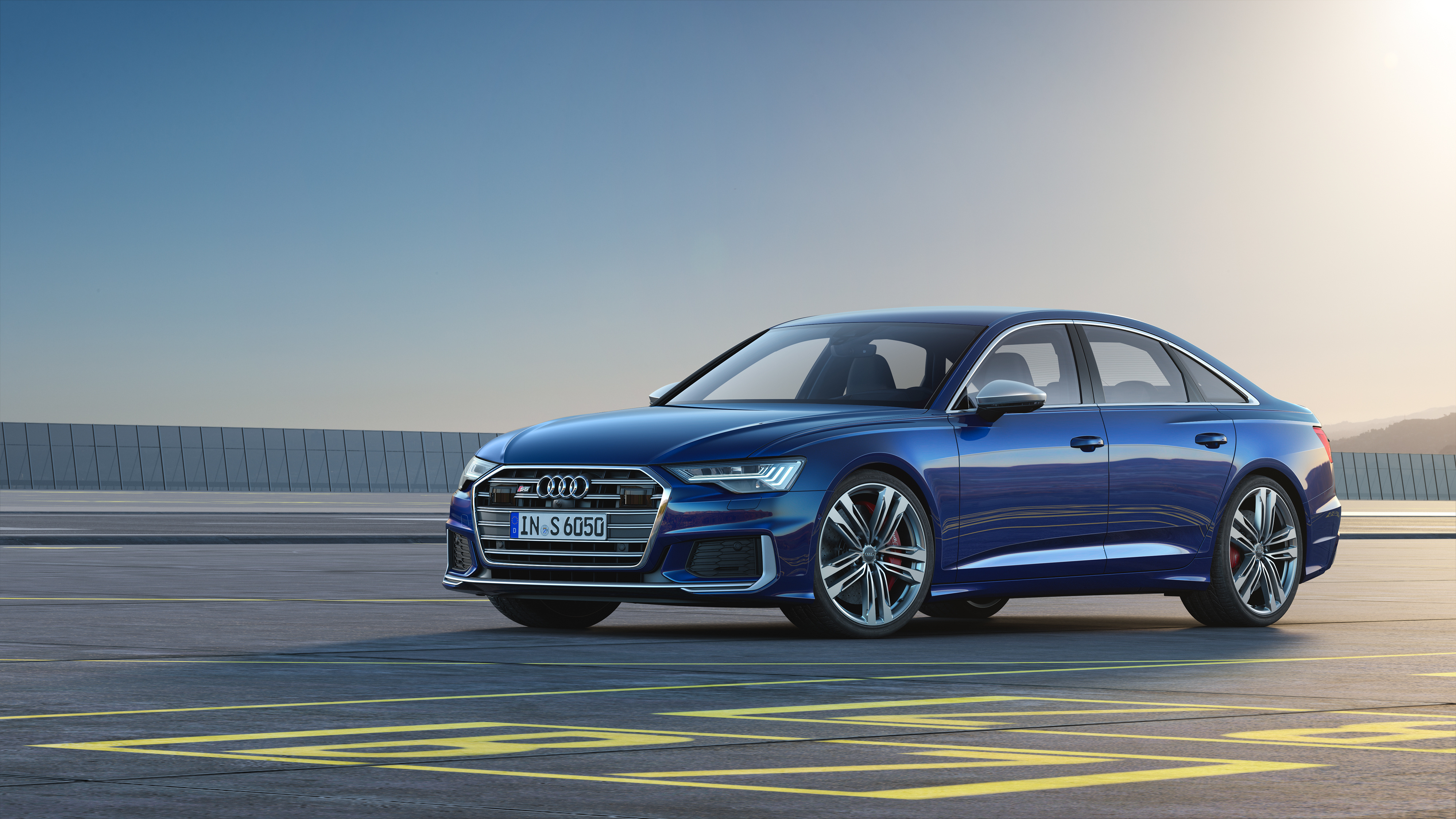 Audi Audi S6 Blue Car Car Luxury Car Vehicle 3992x2246