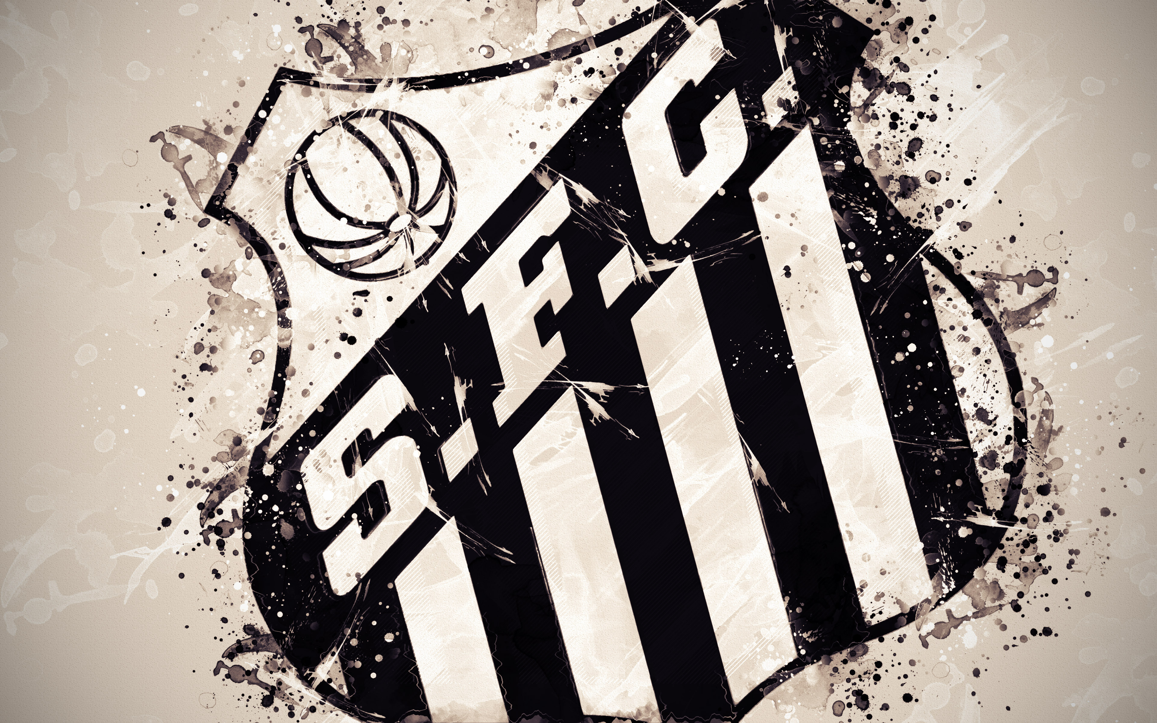 Emblem Logo Santos Fc Soccer 3840x2400