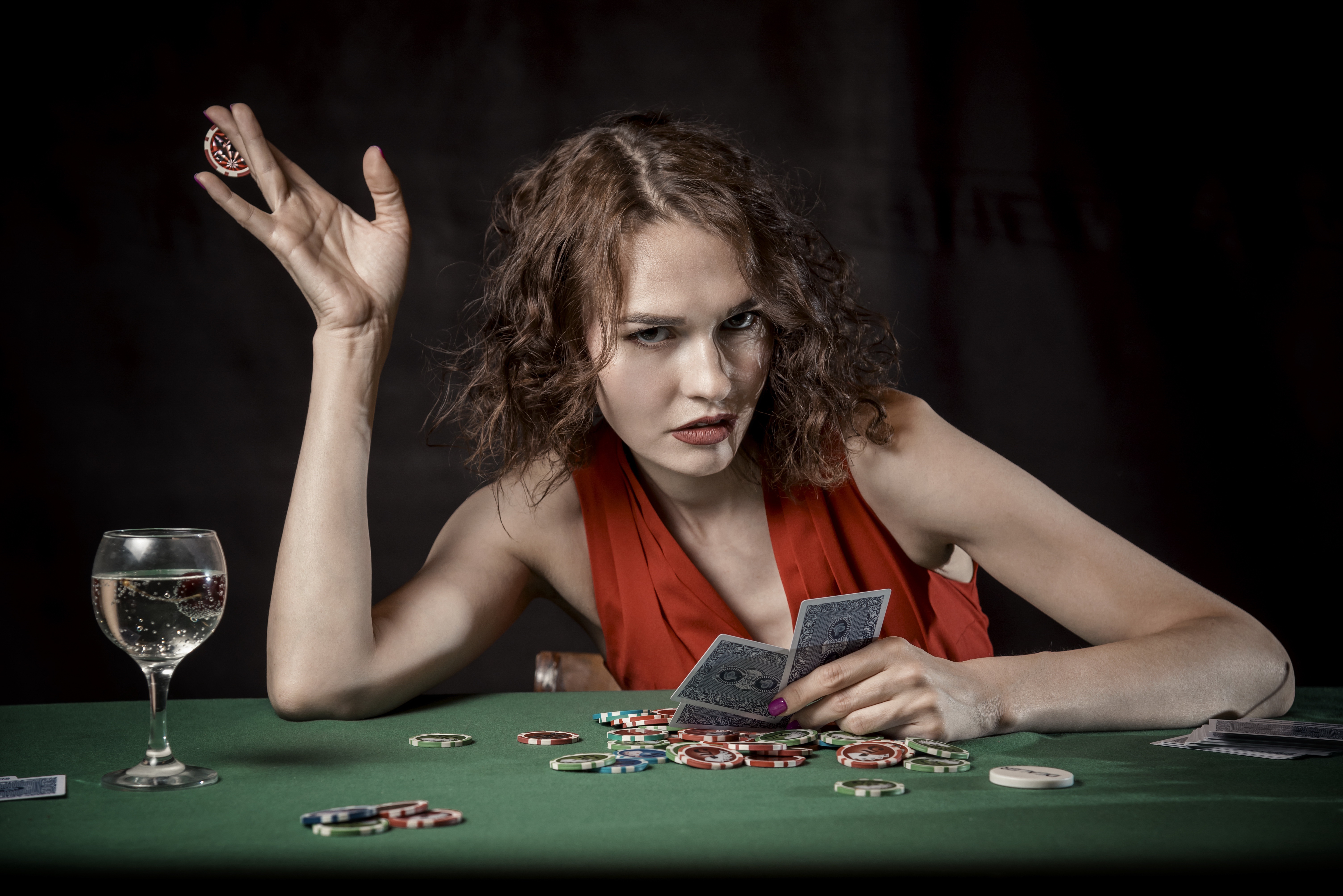 Card Game Casino Girl 6016x4016
