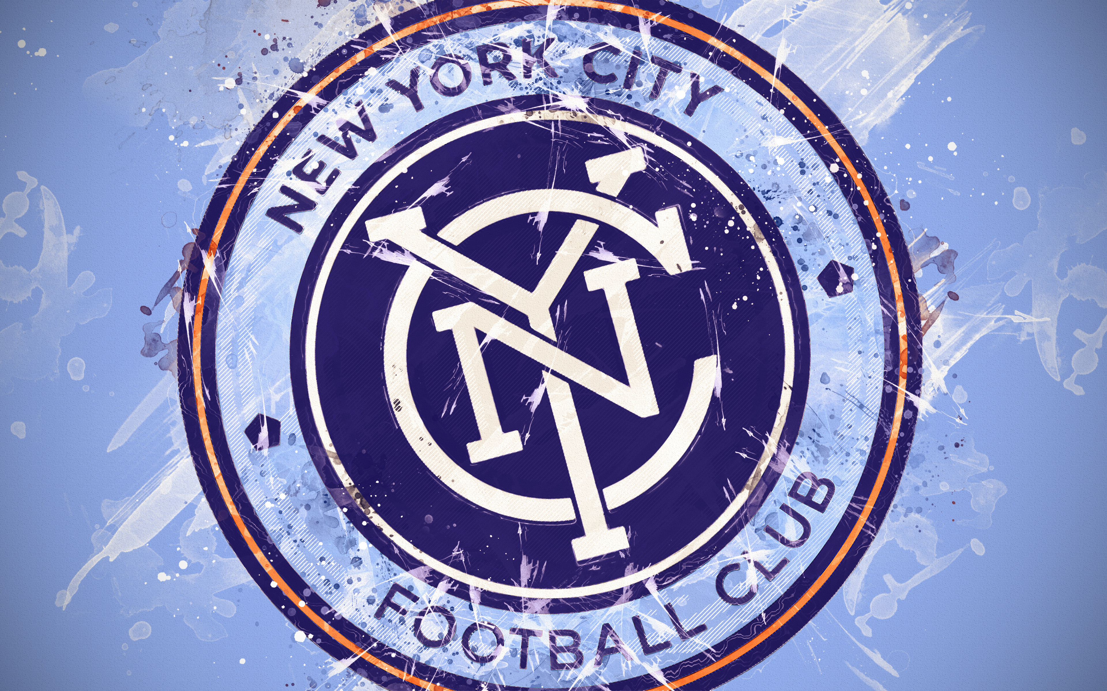 Logo Mls New York City Fc Soccer 3840x2400