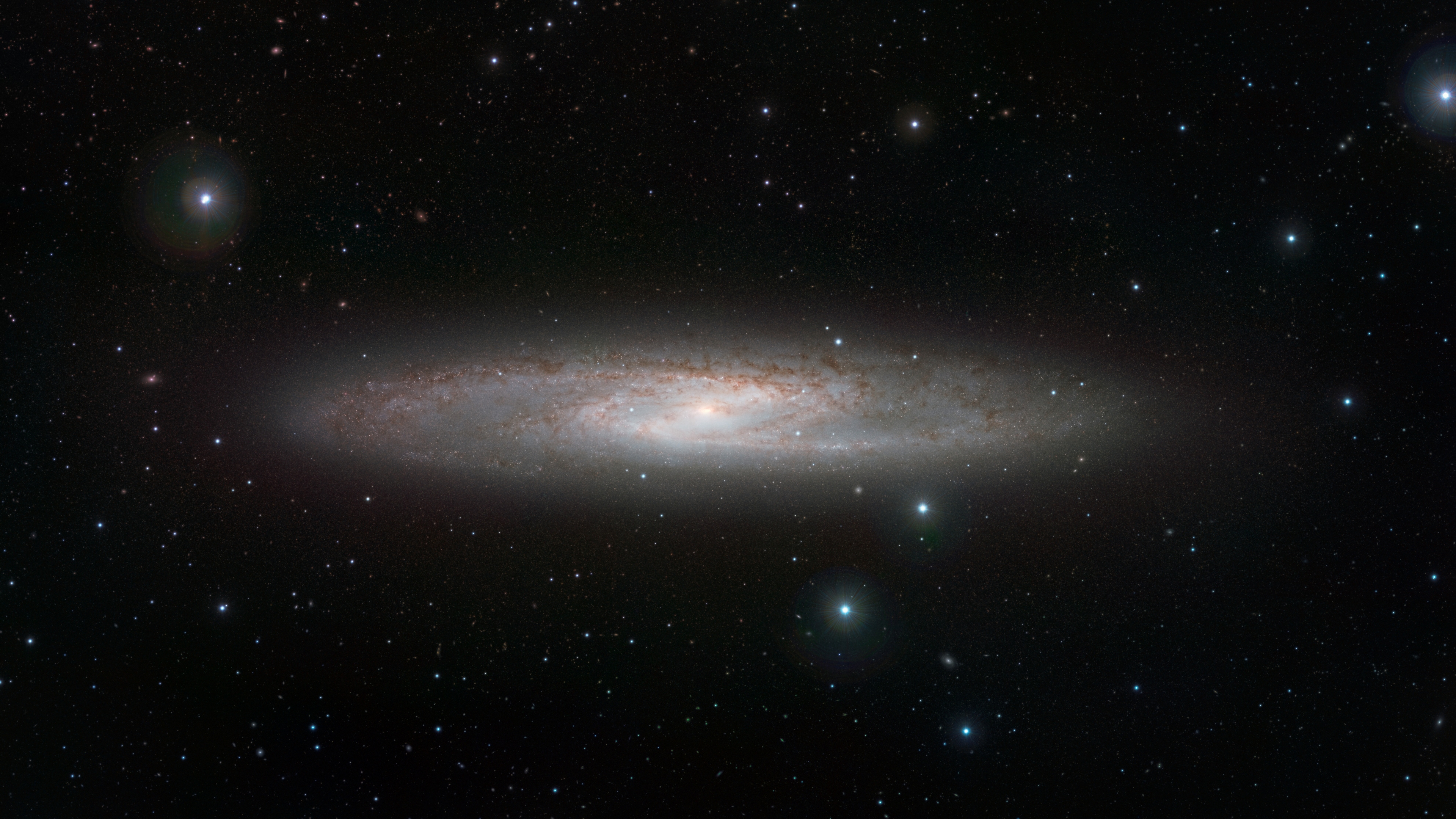 Galaxy Spiral Galaxy Space Stars 3840x2160