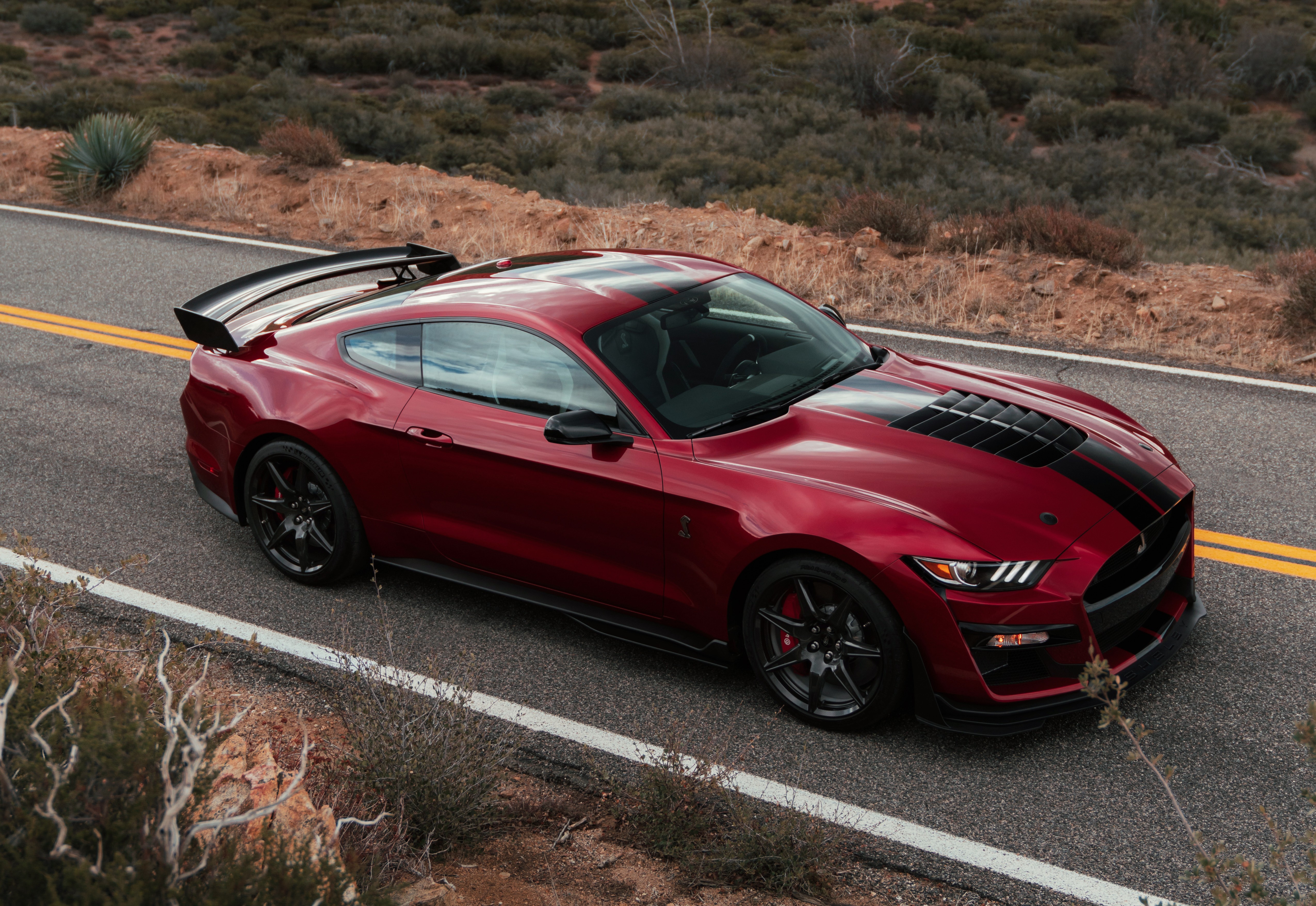 Car Ford Ford Mustang Ford Mustang Shelby Ford Mustang Shelby Gt500 Muscle Car Red Car 5102x3513