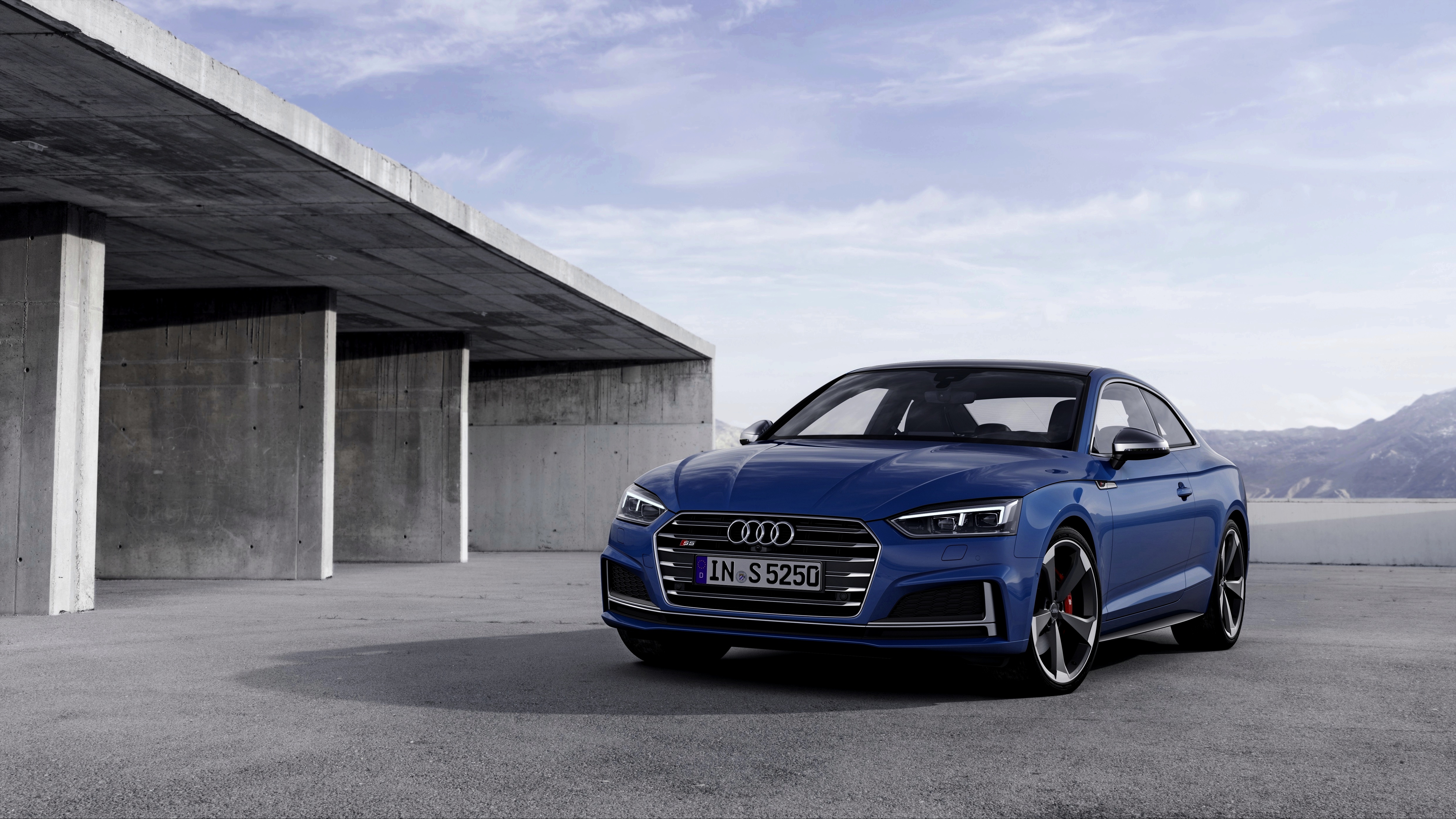 Audi Audi A5 Blue Car Car Luxury Car Vehicle 4961x2791