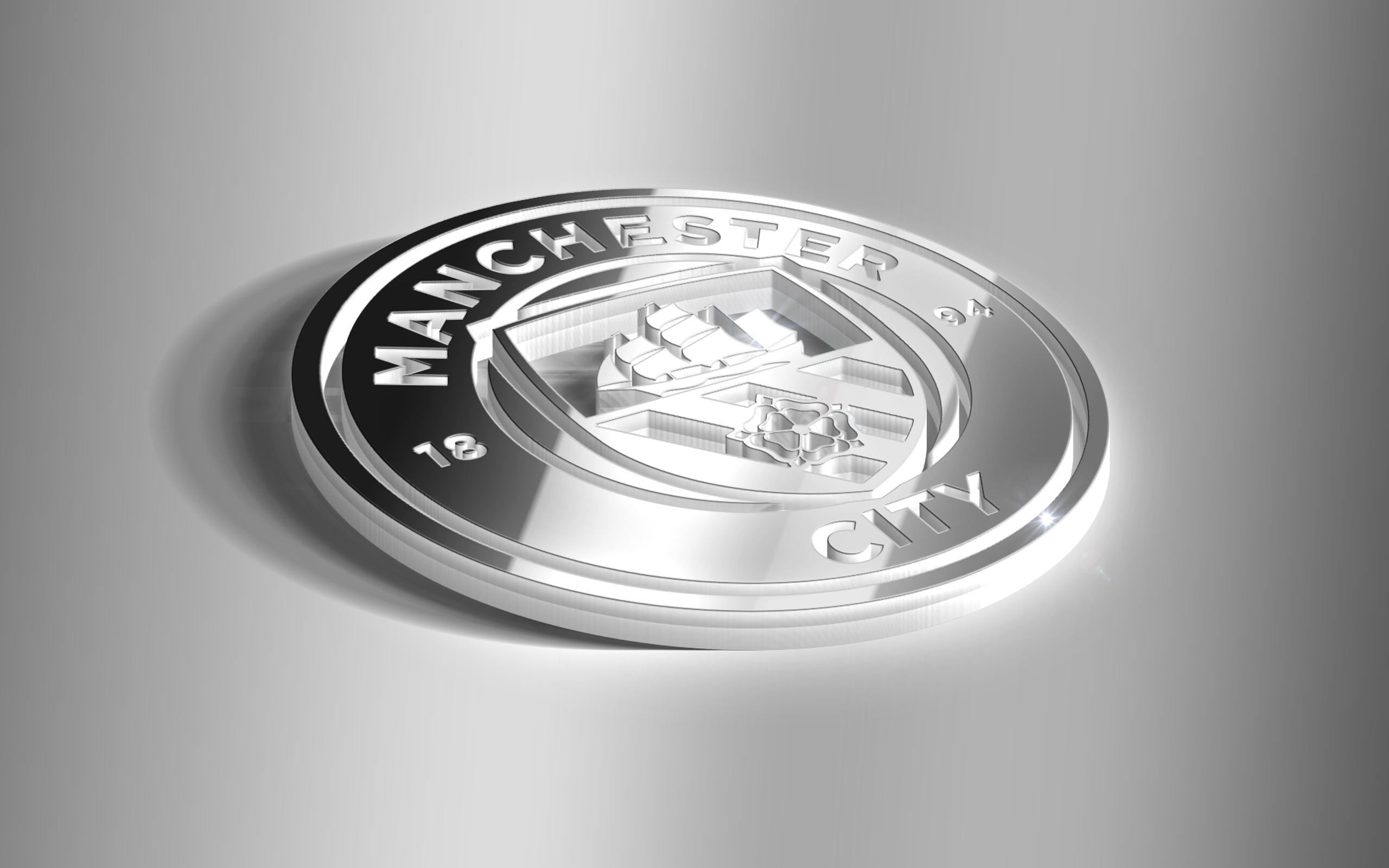 Emblem Logo Manchester City F C Soccer 2560x1600