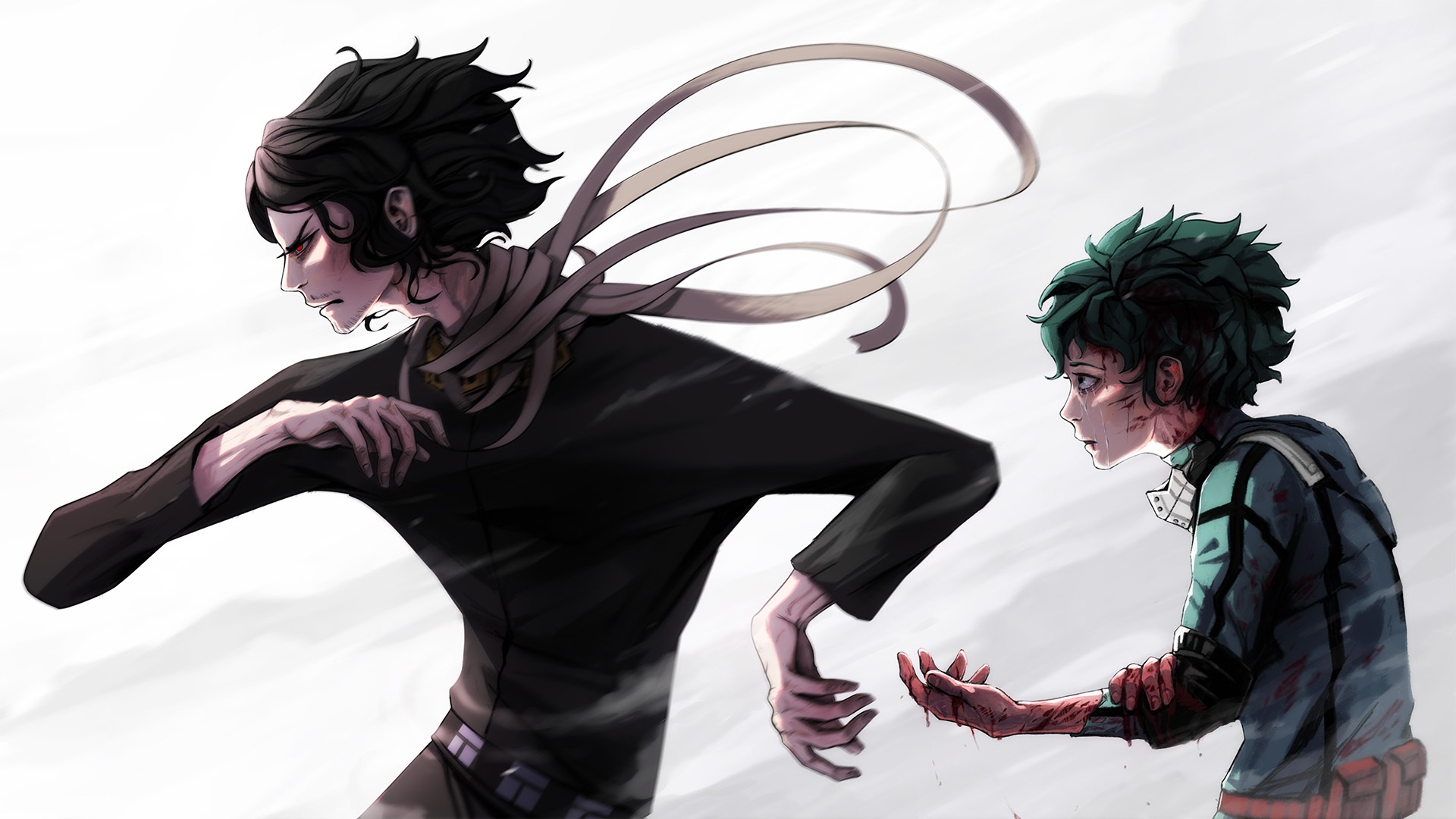 Izuku Midoriya Shouta Aizawa 1920x1080