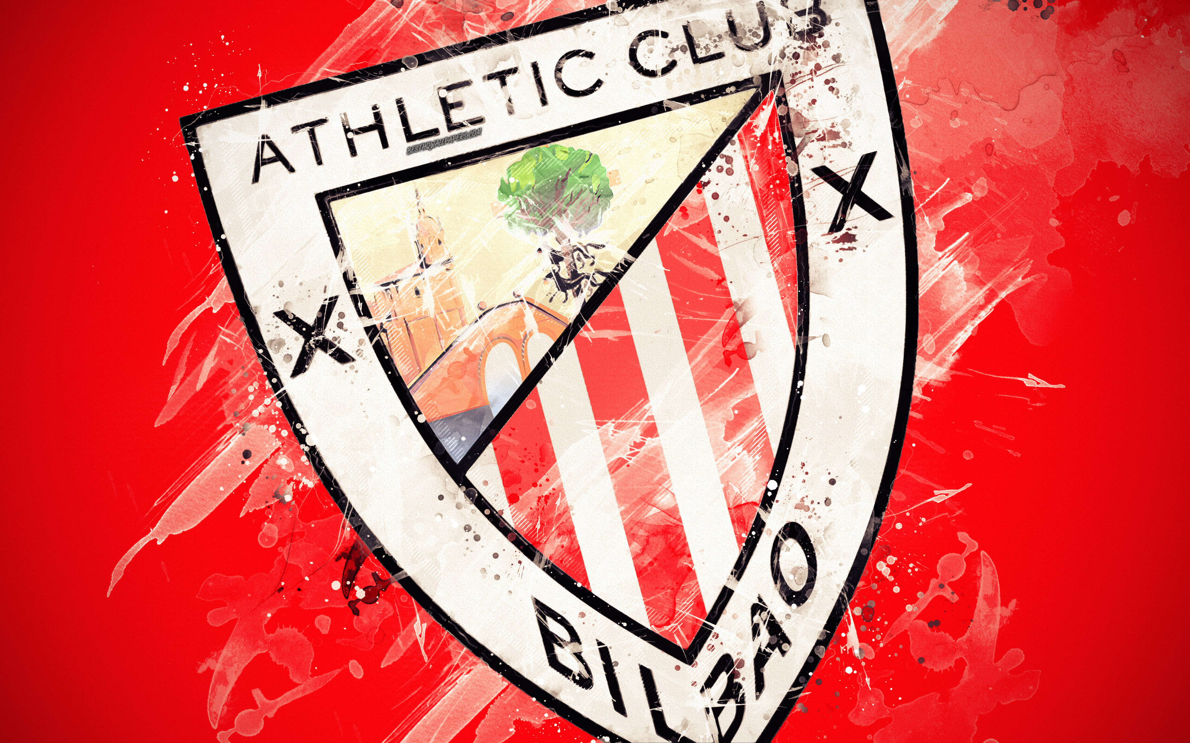 Athletic Bilbao Emblem Logo Soccer 3840x2400
