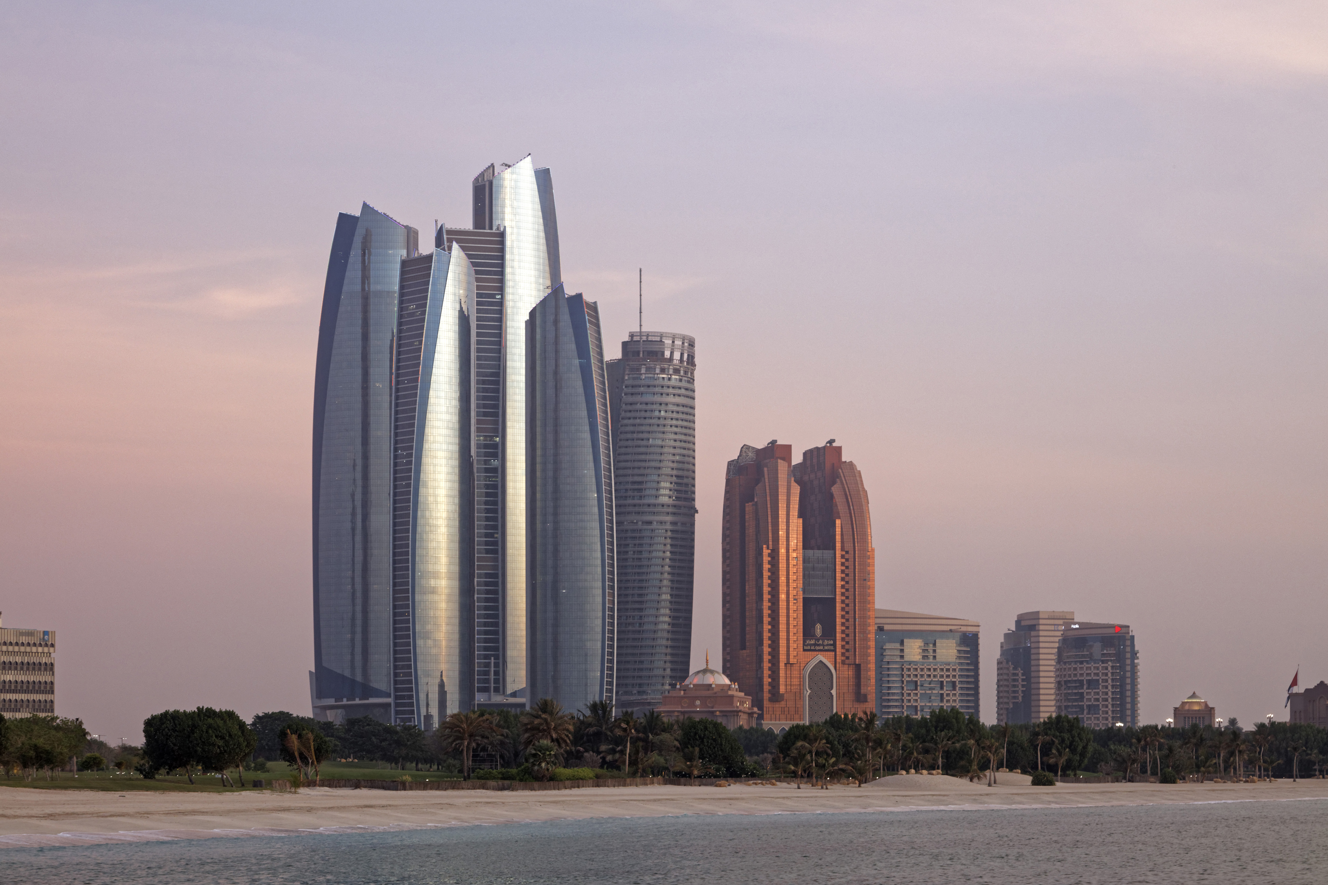 Abu Dhabi Building Etihad Towers United Arab Emirates 2658x1772