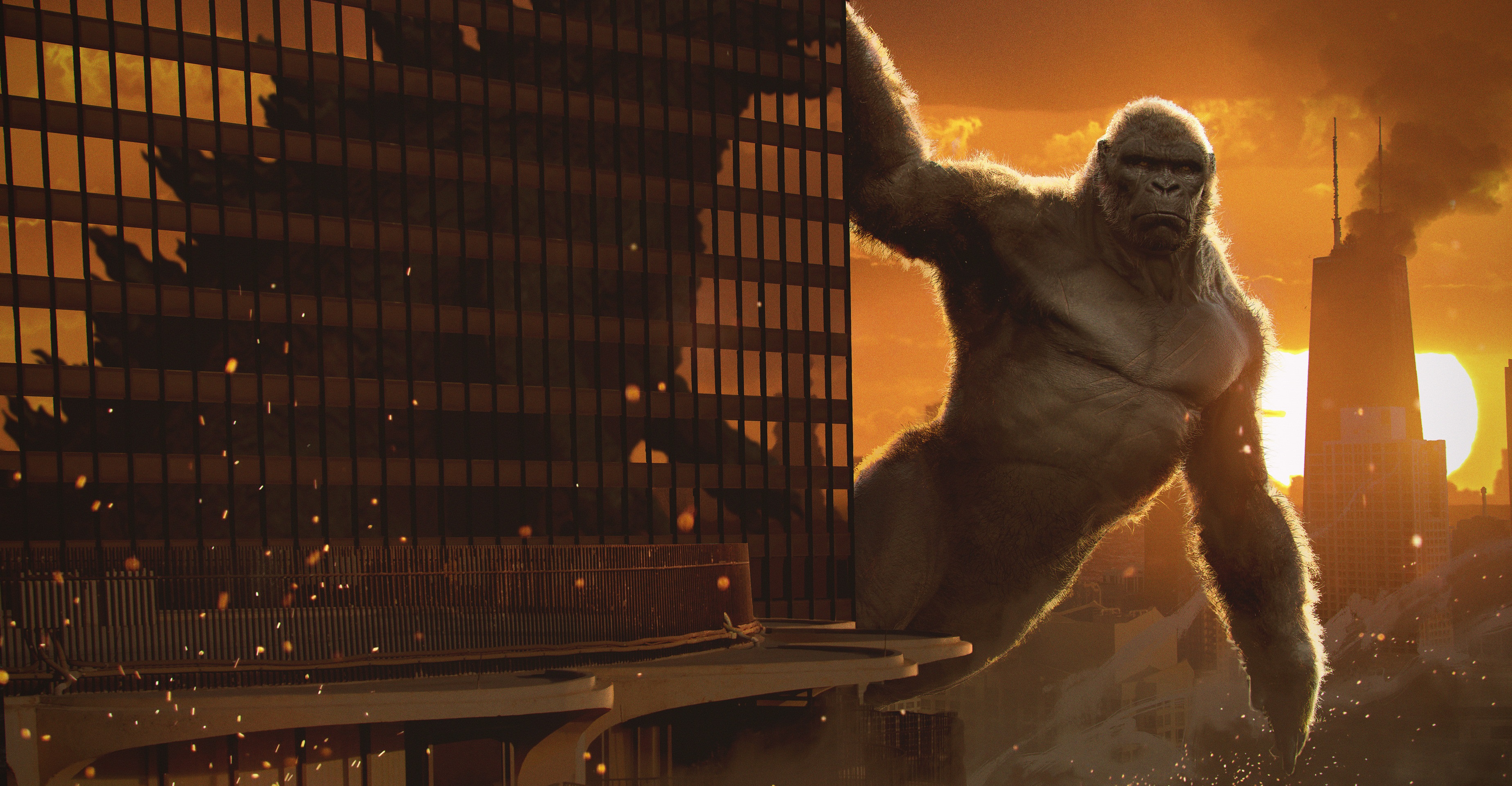 Godzilla Vs Kong King Kong 3696x1922