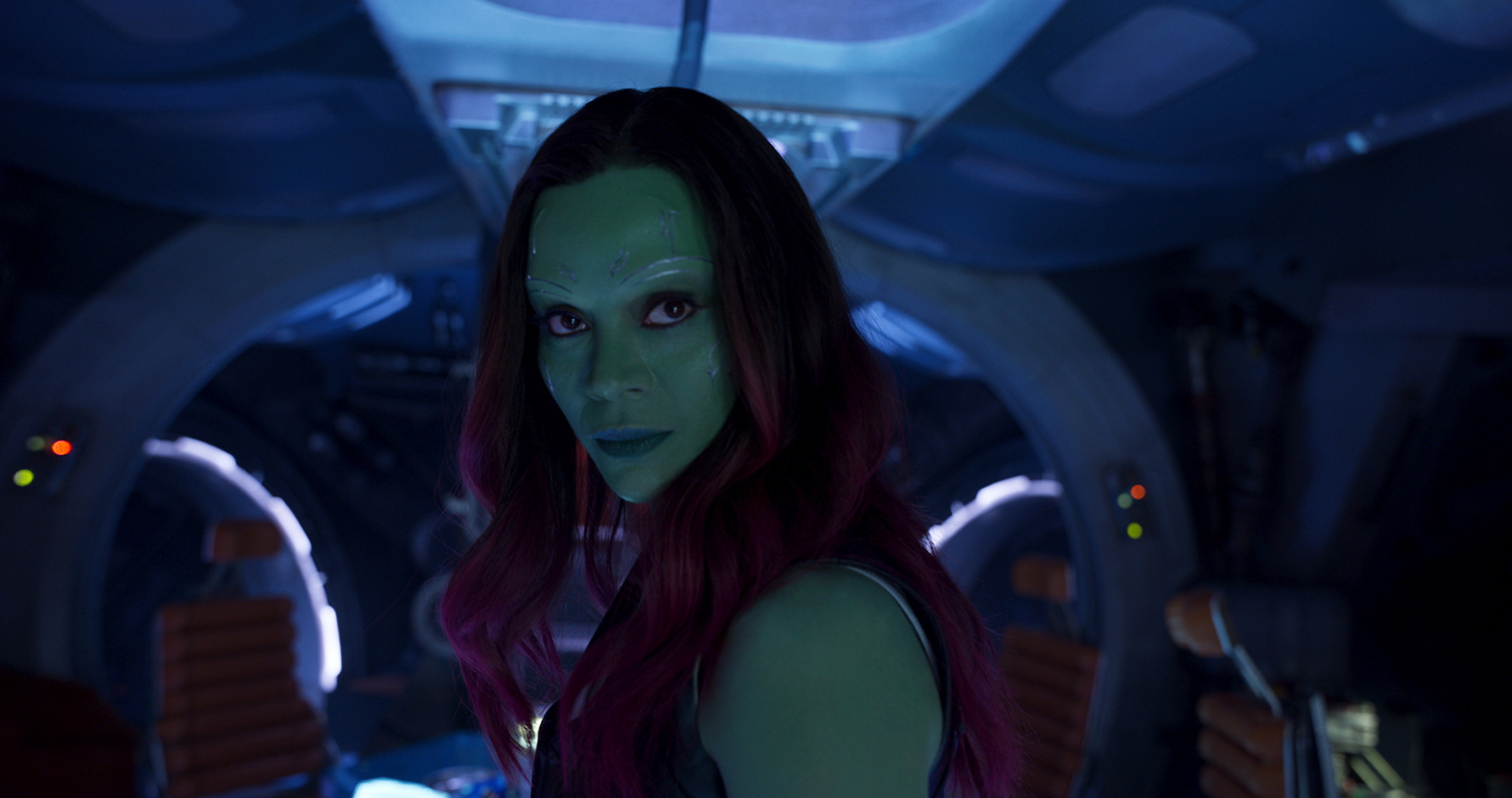 Gamora Guardians Of The Galaxy Vol 2 Zoe Saldana 3637x1920