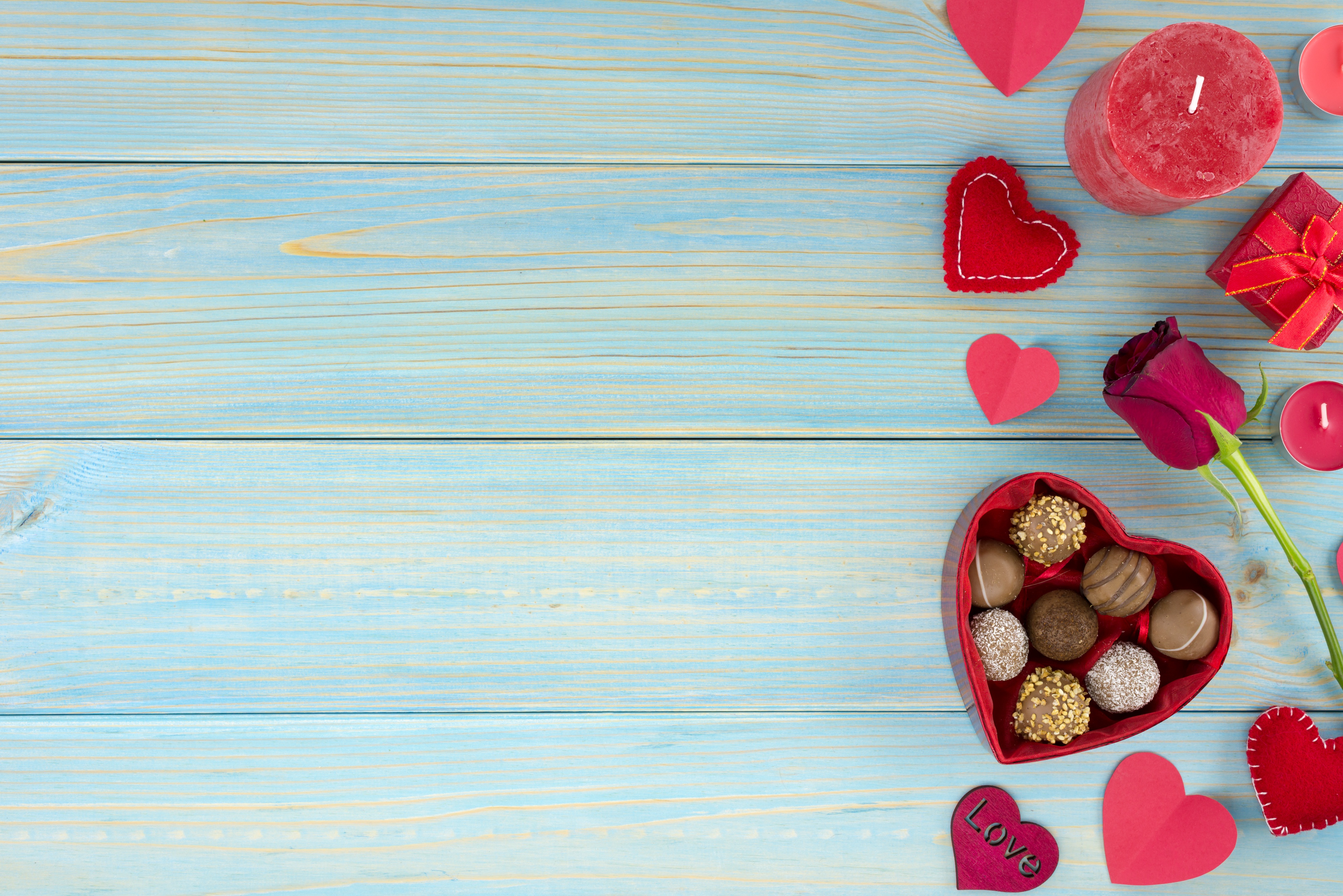 Chocolate Gift Heart Romantic Rose Valentine 039 S Day 4000x2670