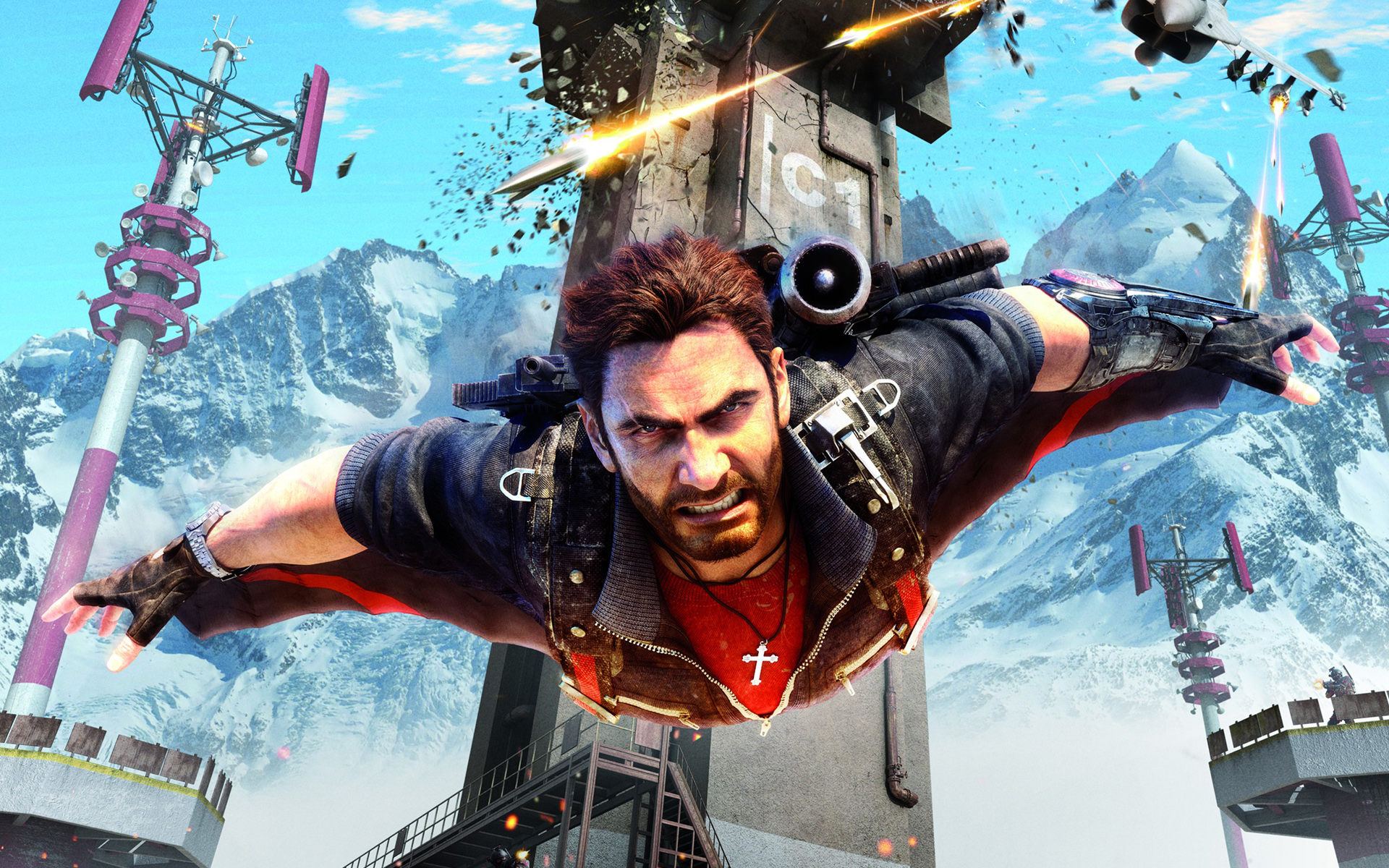 Just Cause 3 Rico Rodriguez Just Cause Wingsuit 1920x1200