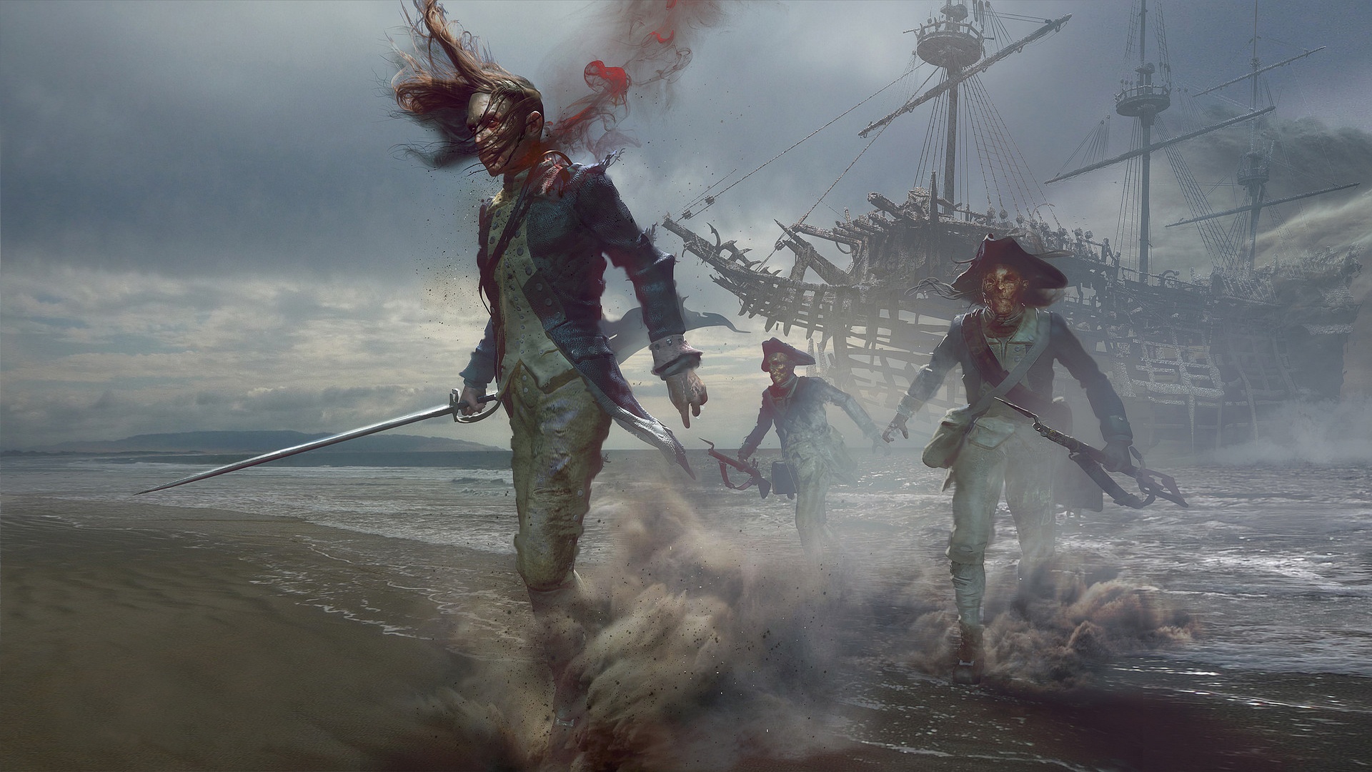 Captain Salazar Pirates Of The Caribbean Dead Men Tell No Tales Undead 1920x1080