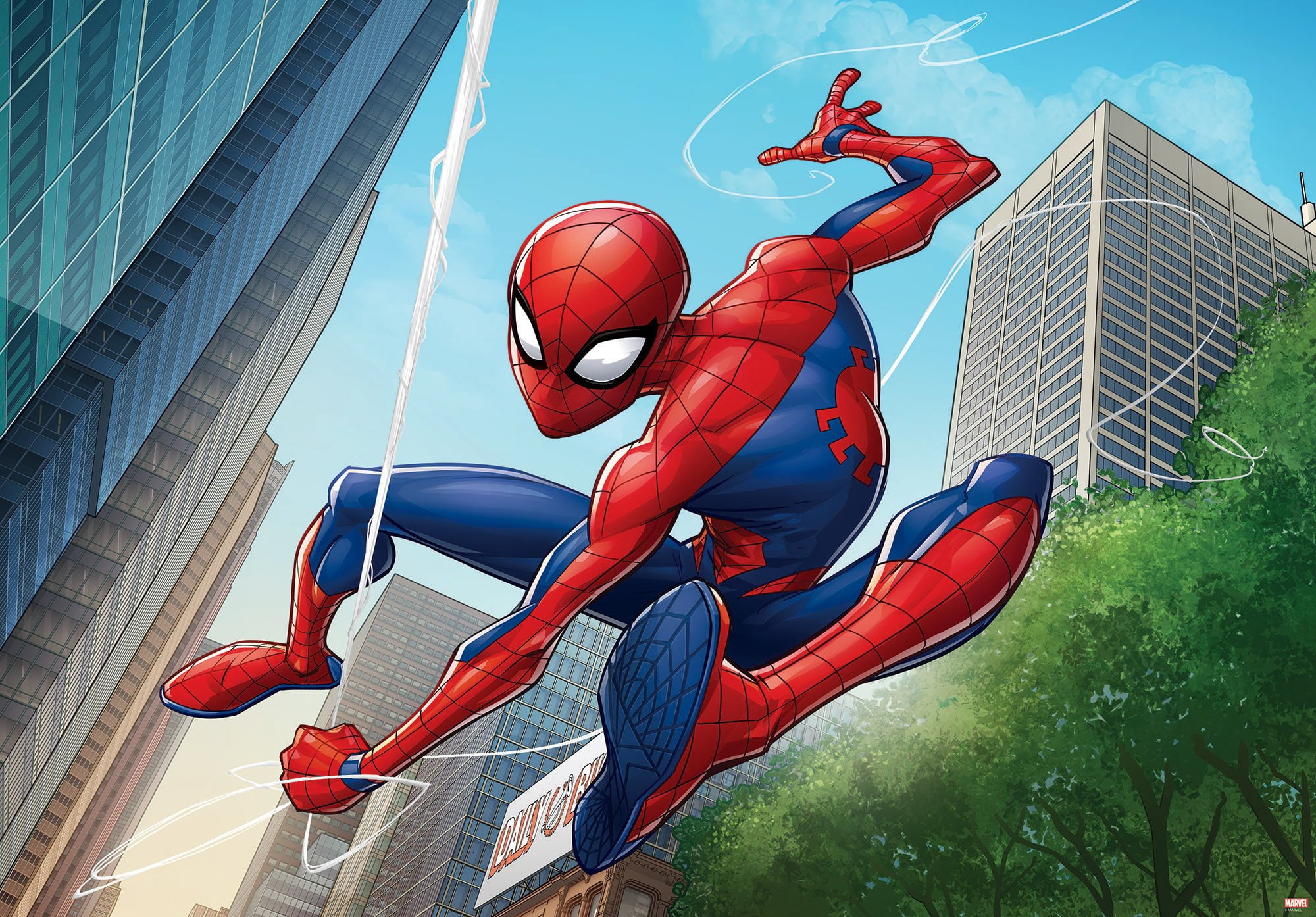 City Marvel Comics Peter Parker Spider Man 2000x1394