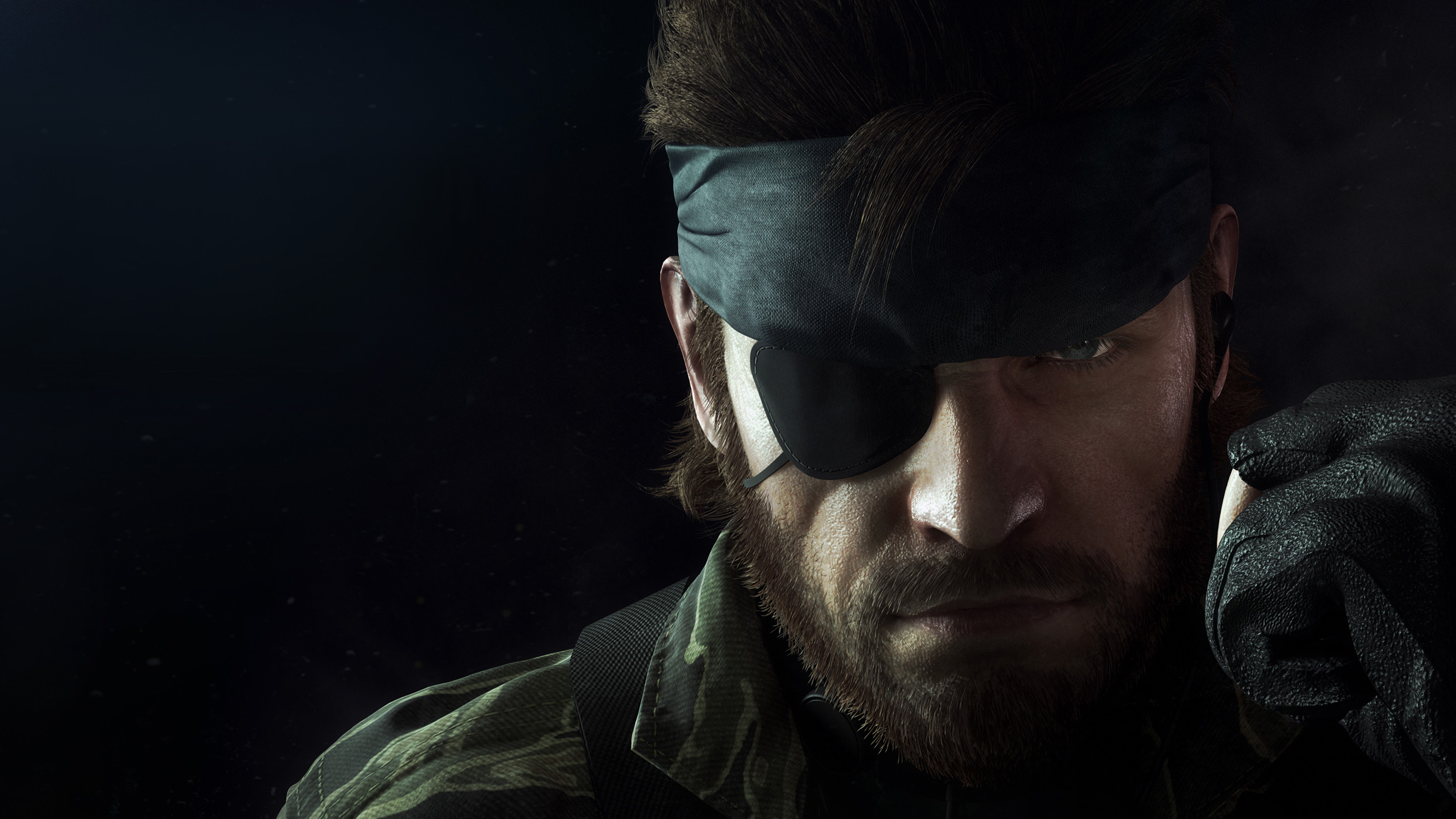 Solid Snake Video Games Metal Gear Solid Metal Gear Beard Men 3840x2160
