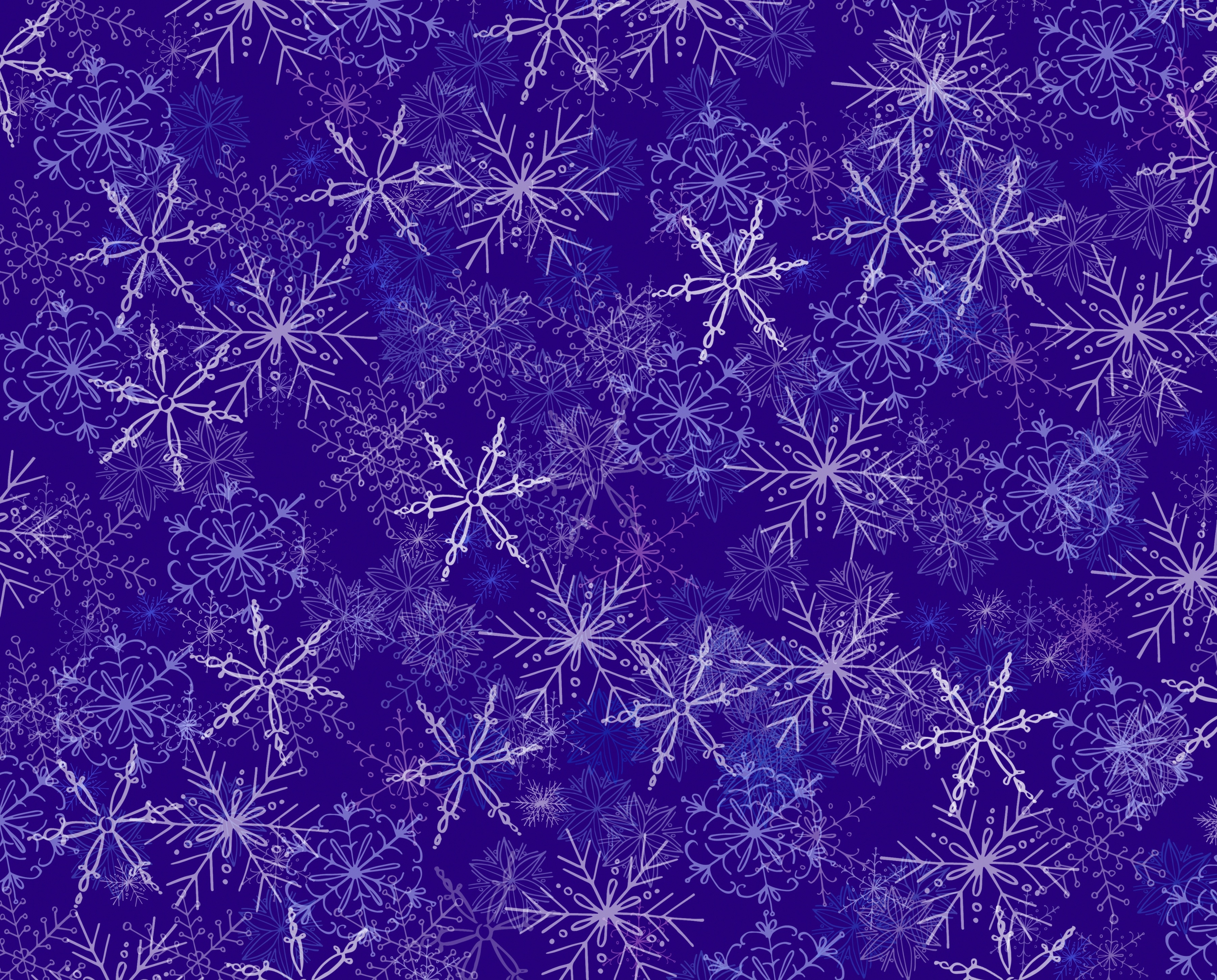 Pattern Purple Snowflake 3600x2899