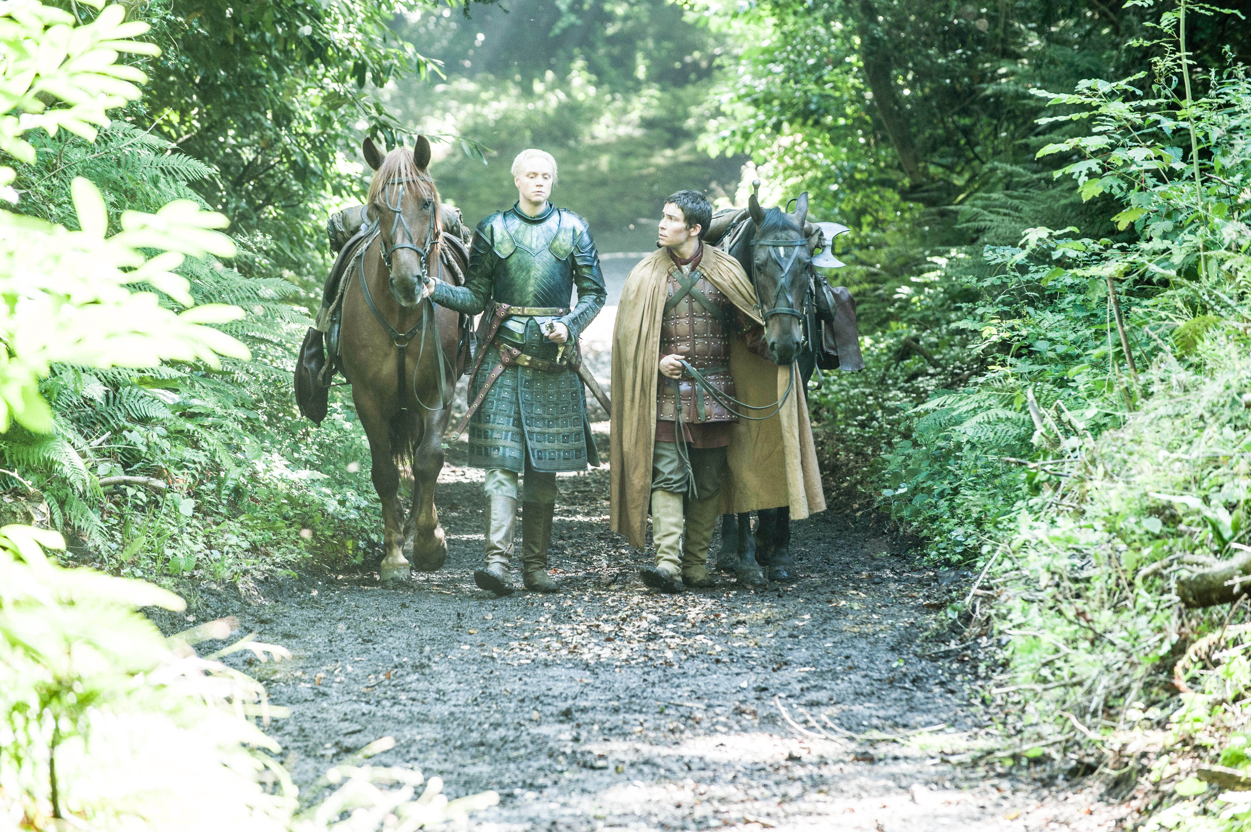 Brienne Of Tarth Daniel Portman Gwendoline Christie Podrick Payne 4256x2832