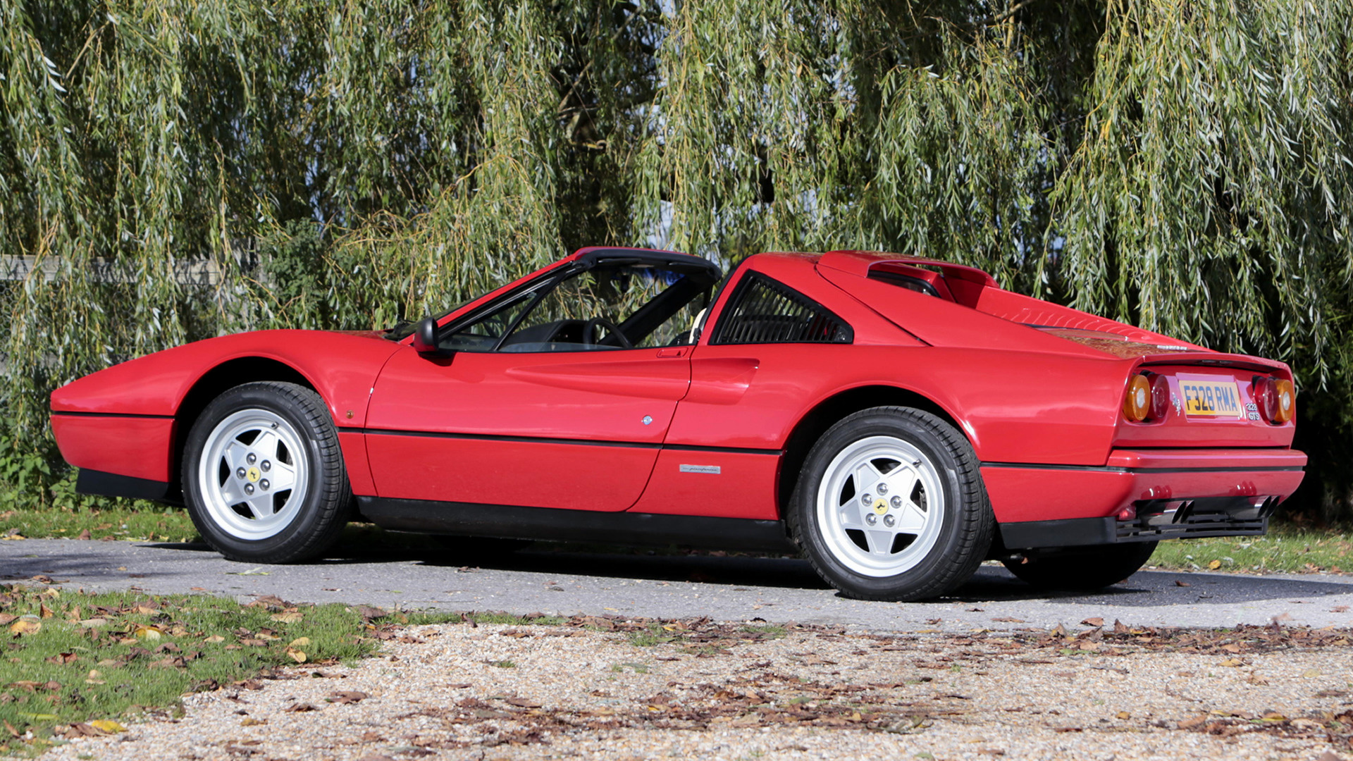 Car Convertible Ferrari 328 Gts Grand Tourer Old Car Red Car Sport Car 1920x1080