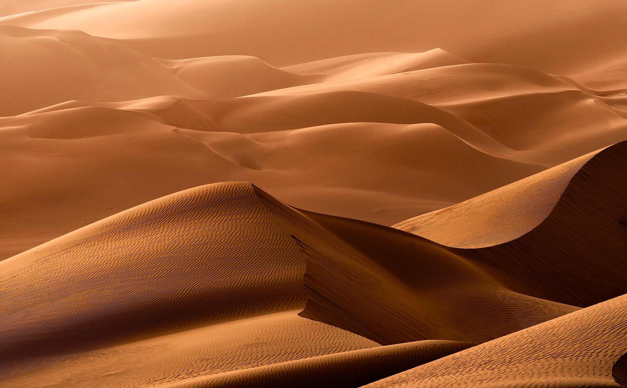 Desert Dune Landscape Nature Sand 2100x1300