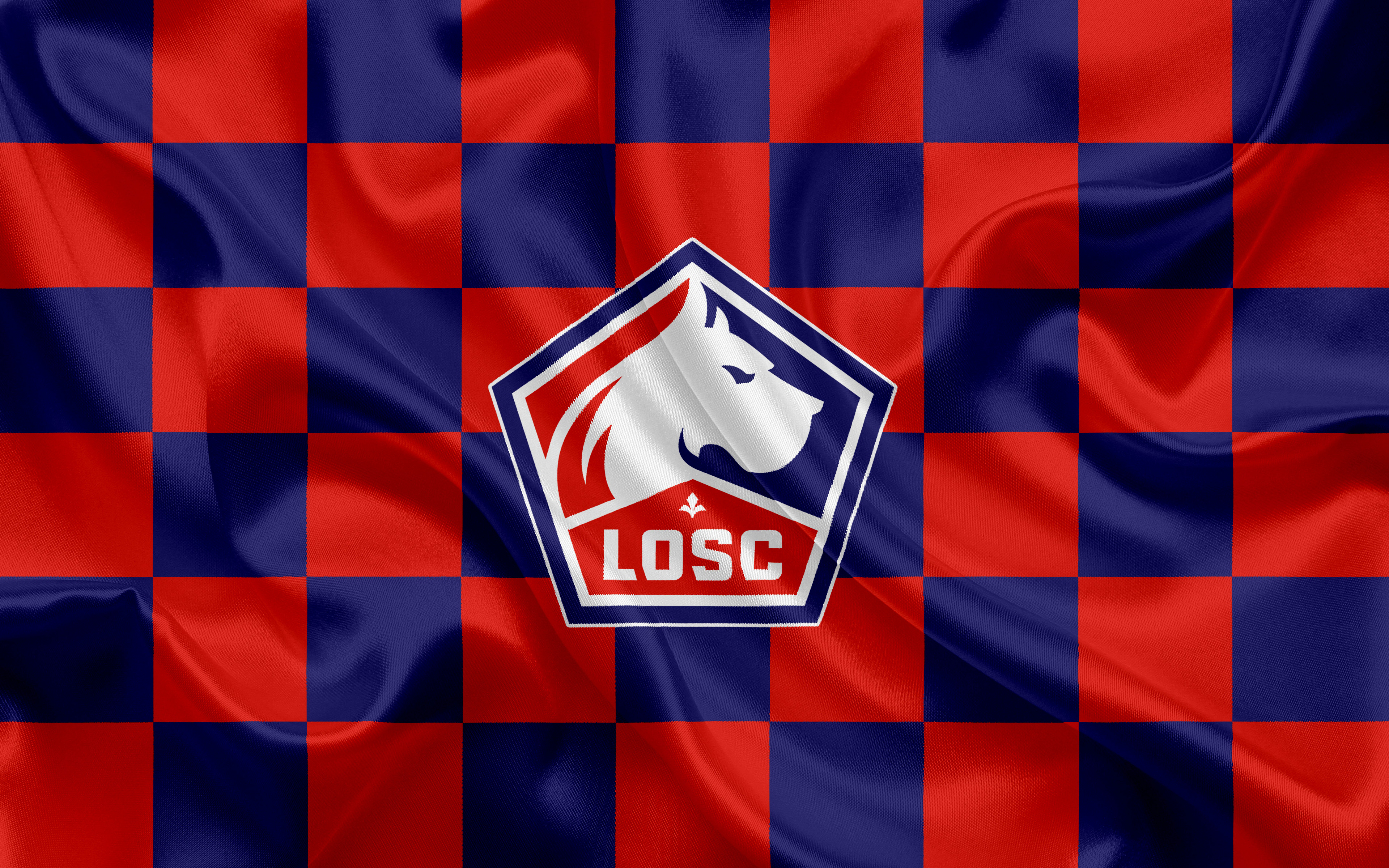 Emblem Lille Osc Logo Soccer 3840x2400