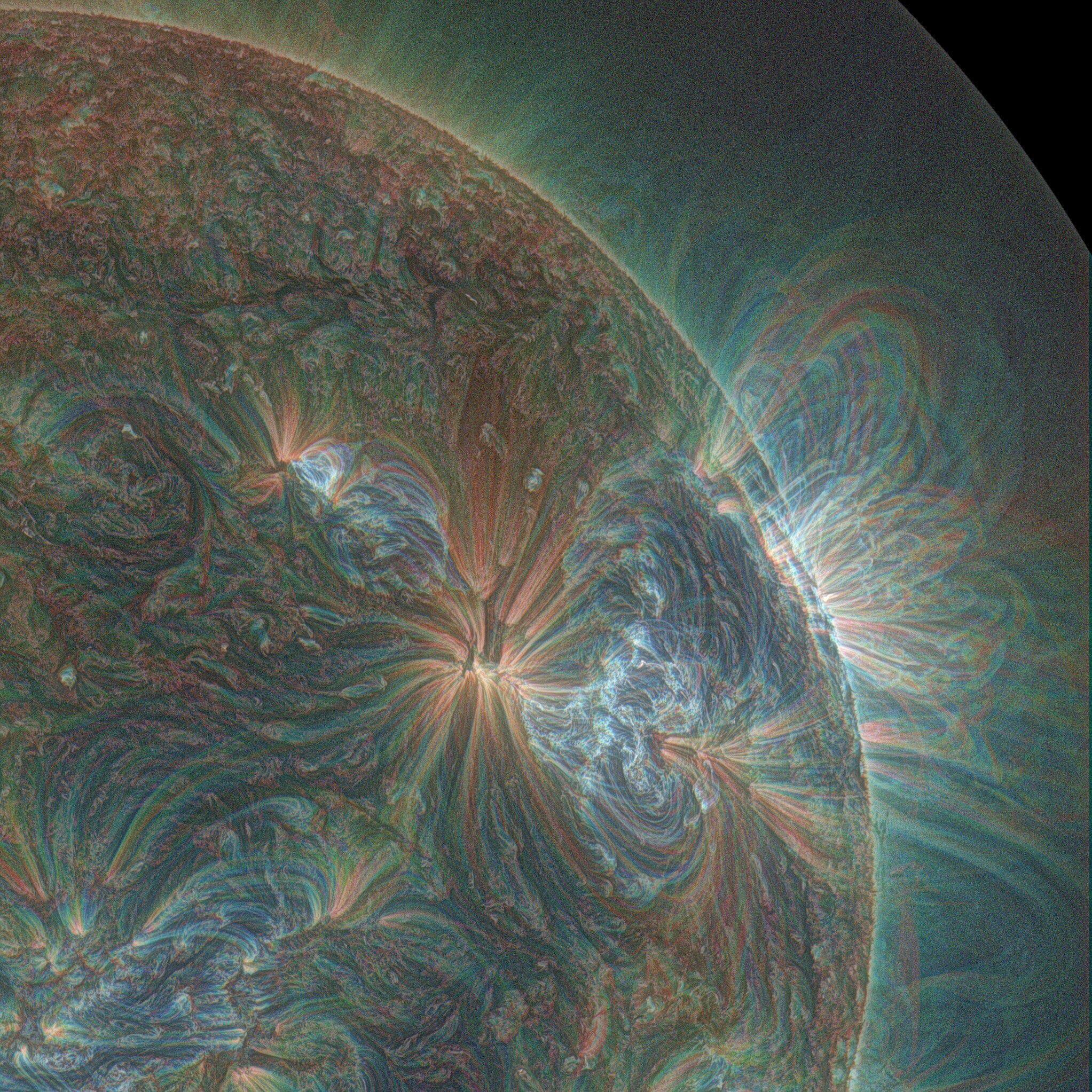 Sun Ultraviolet NASA Filter Photography Grain 2045x2045
