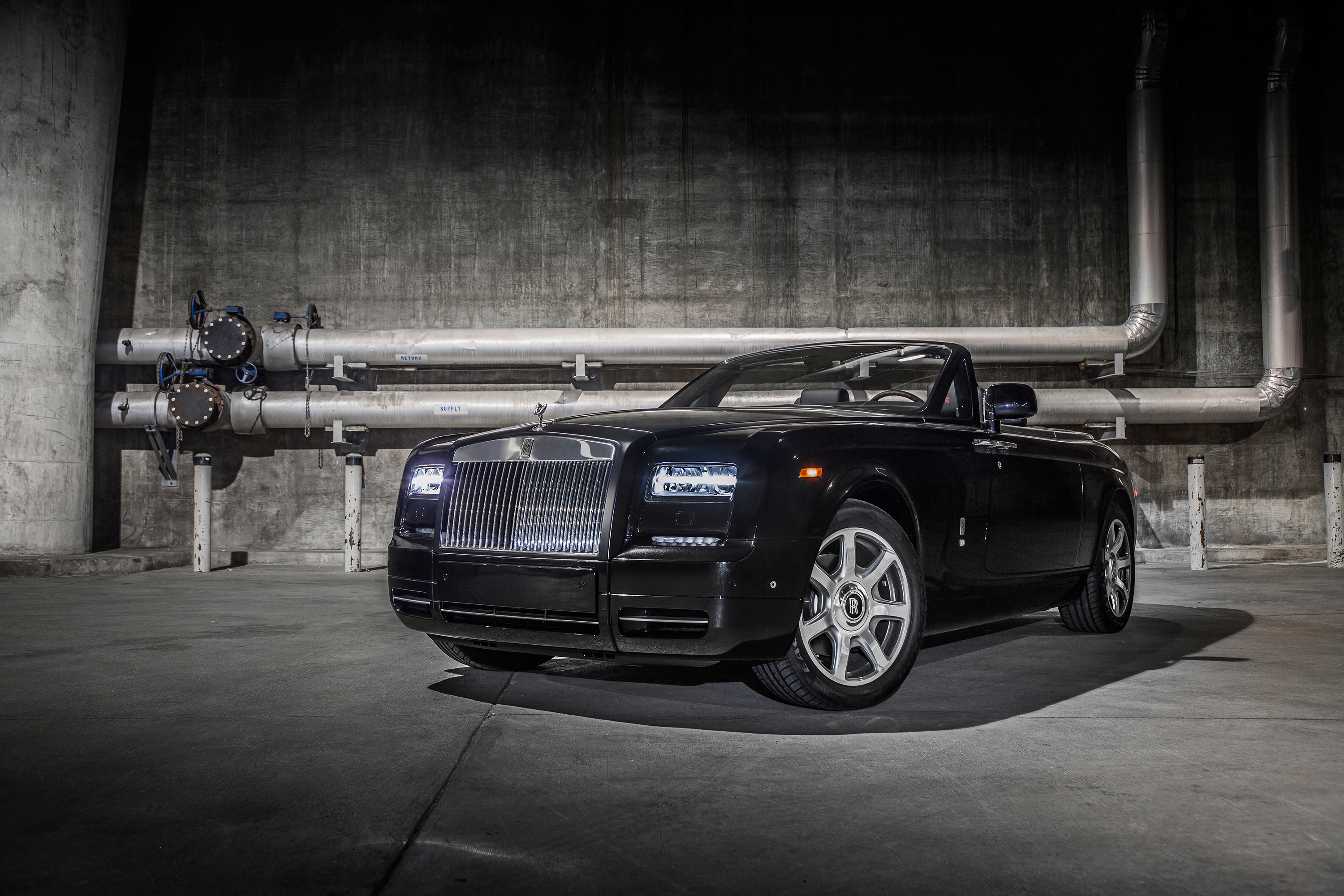 Black Car Car Luxury Car Rolls Royce Rolls Royce Phantom Vehicle 3000x2000