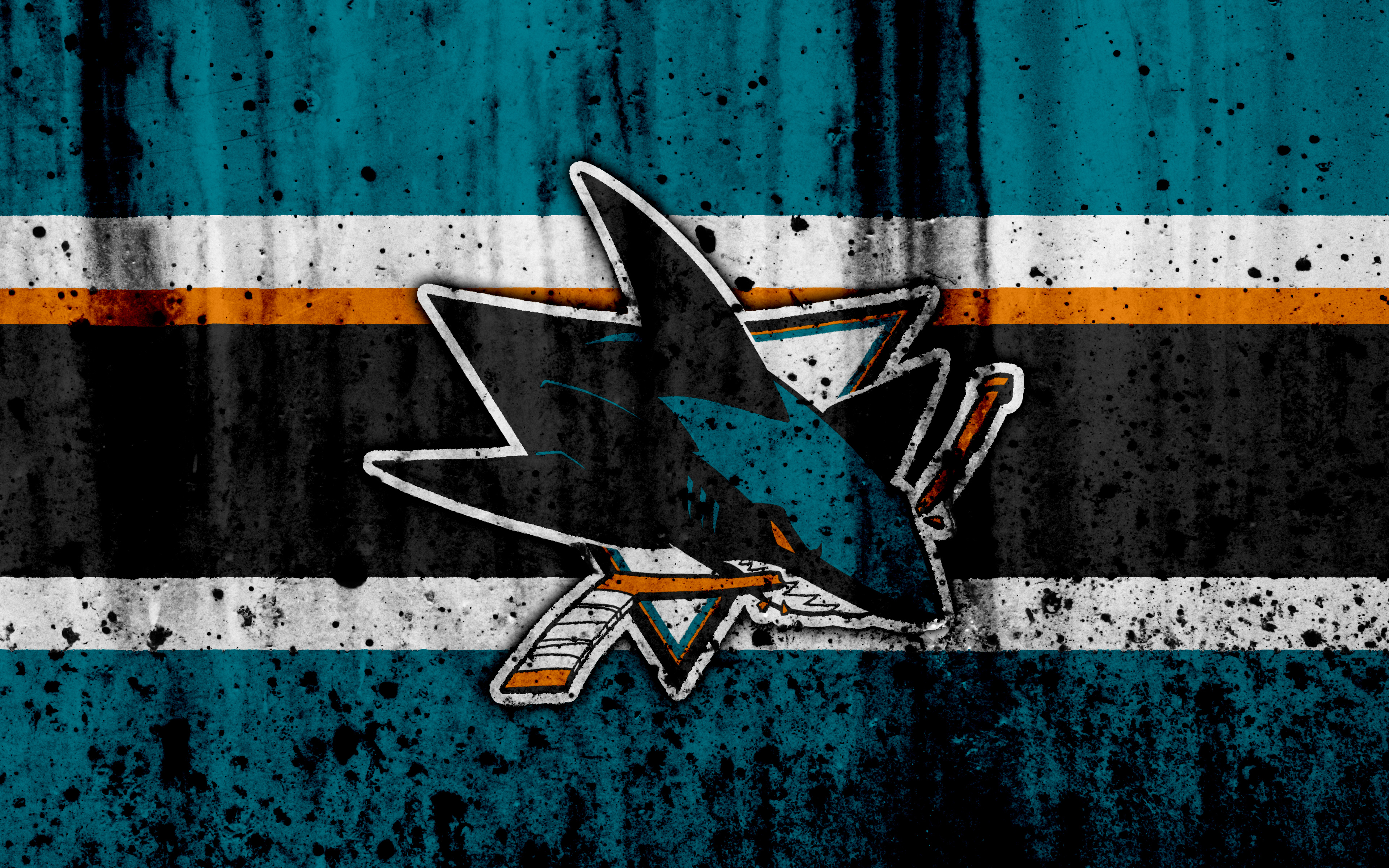 Emblem Logo Nhl San Jose Sharks 3840x2400