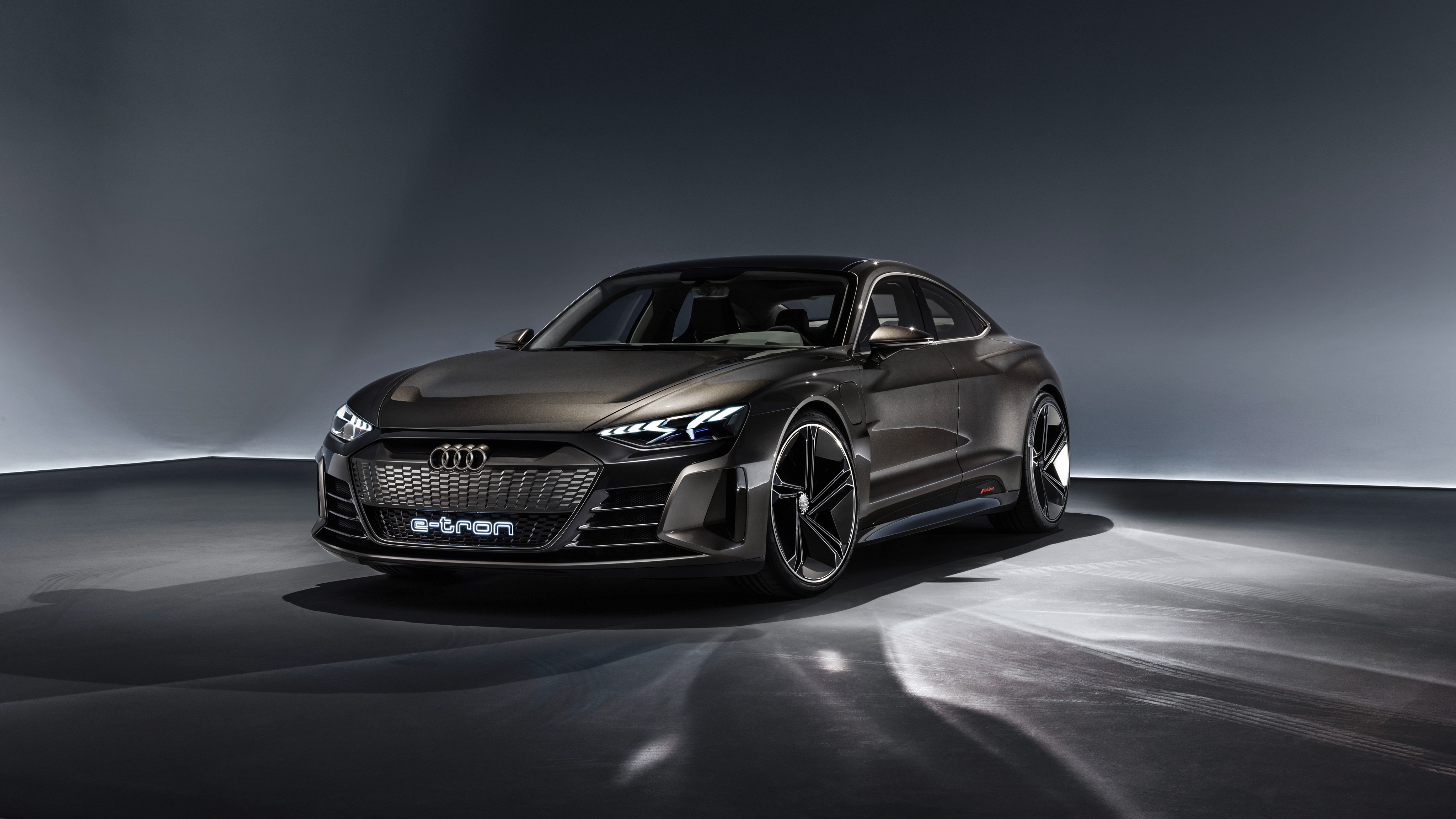 Audi Audi E Tron Black Car Car Electric Car Vehicle 4096x2304