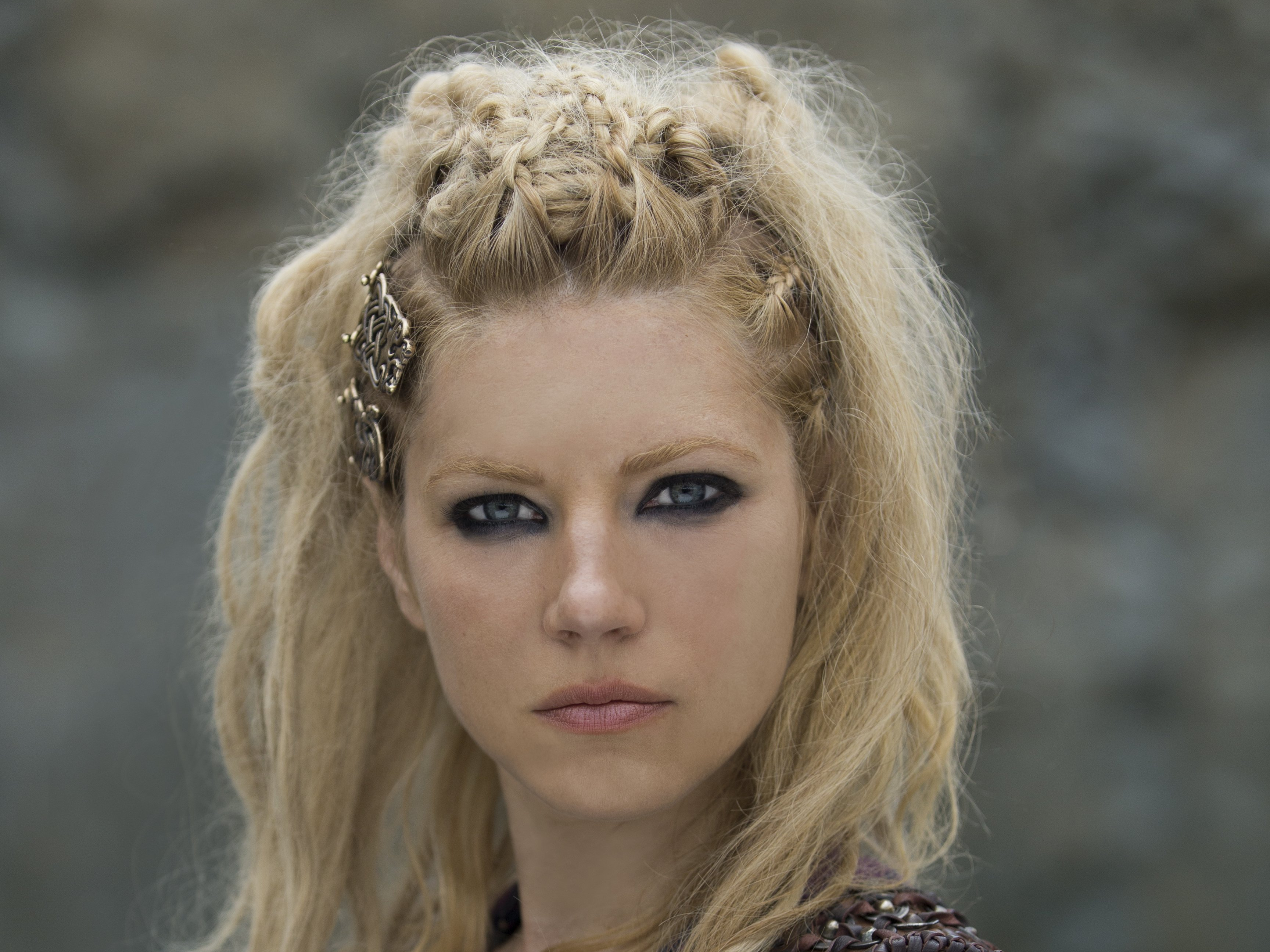 Blonde Face Katheryn Winnick Lagertha Vikings Vikings Tv Show 3456x2592