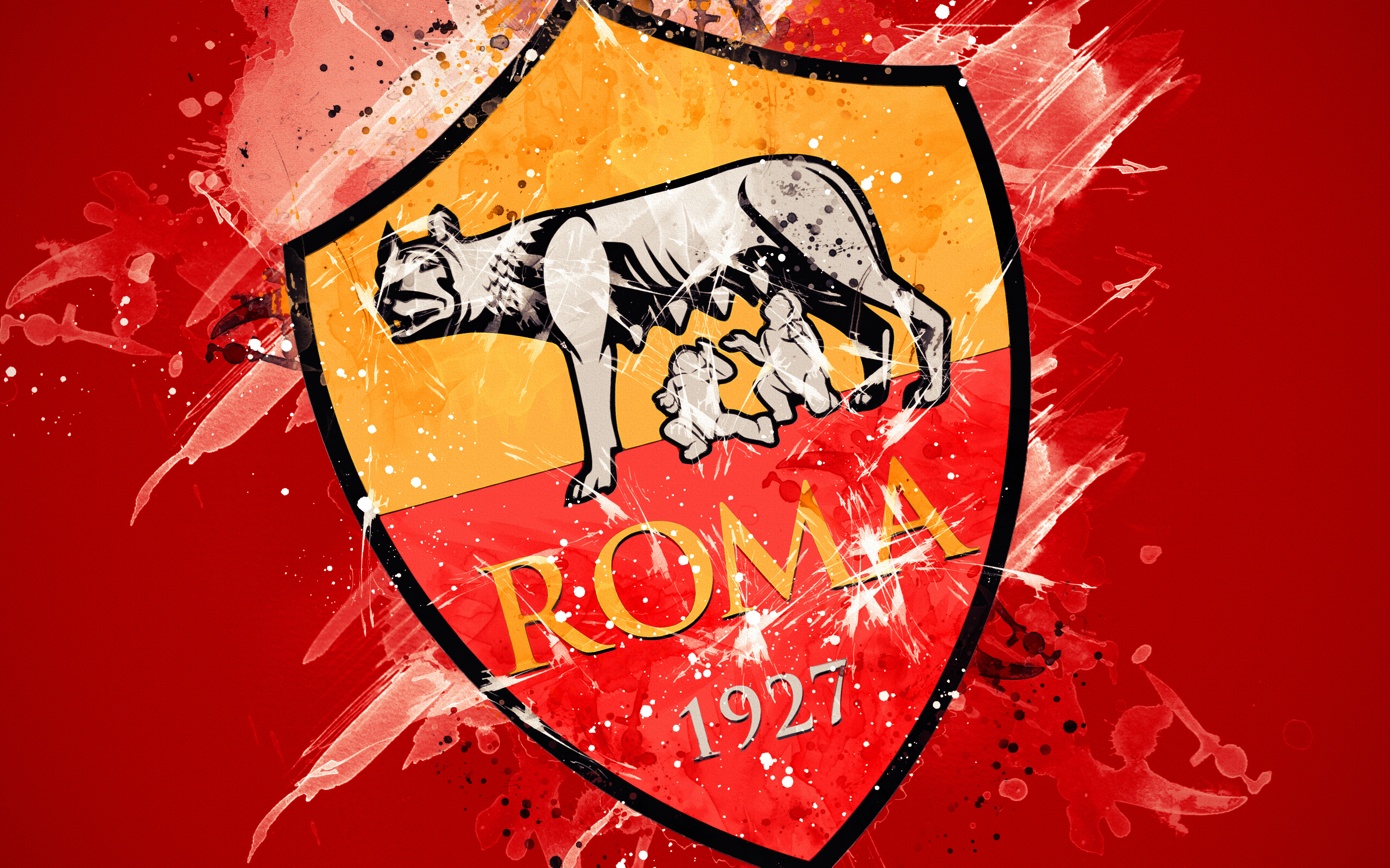 A S Roma Logo Soccer 3840x2400