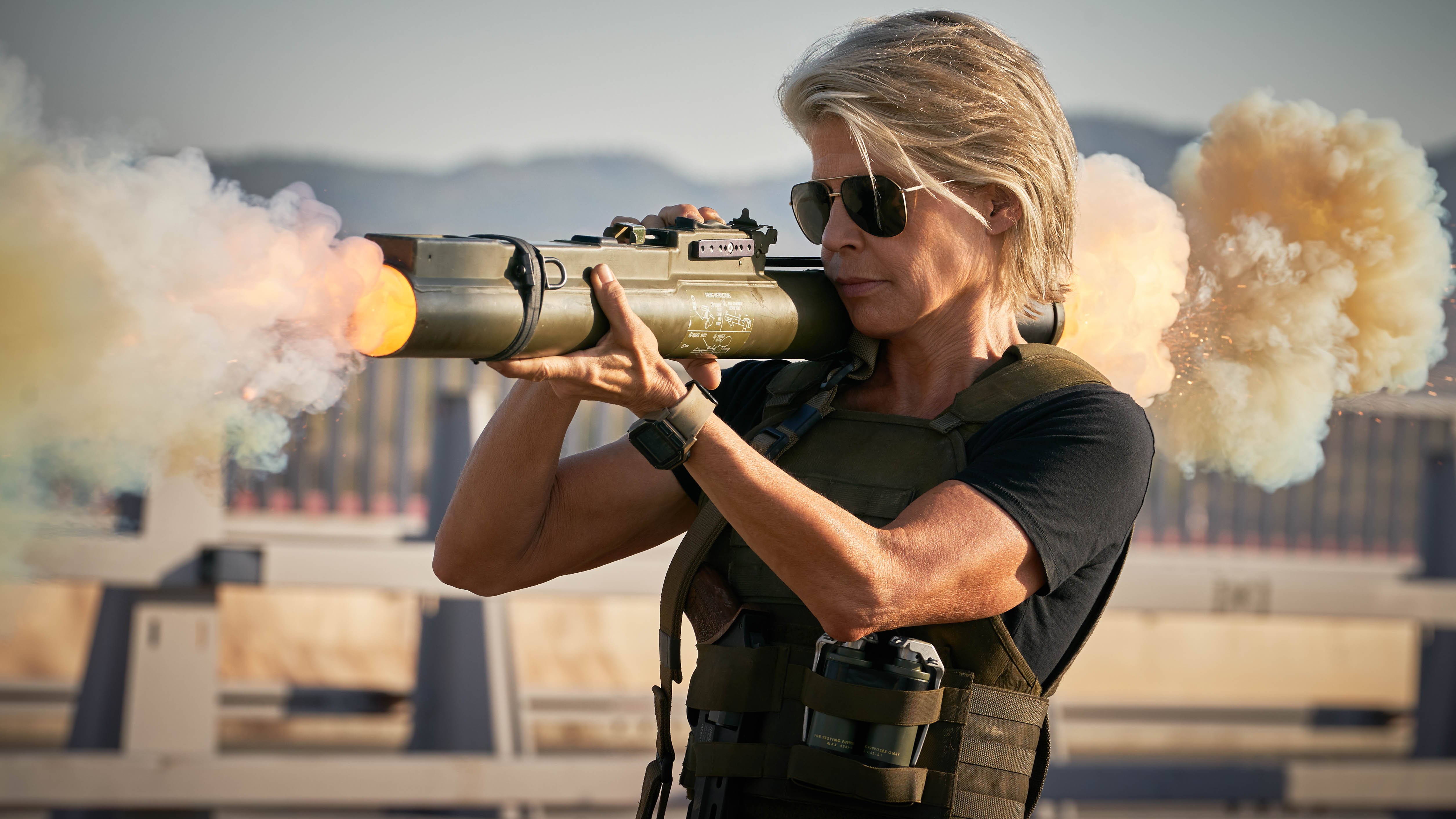 Linda Hamilton Sarah Connor Terminator Dark Fate 5020x2824