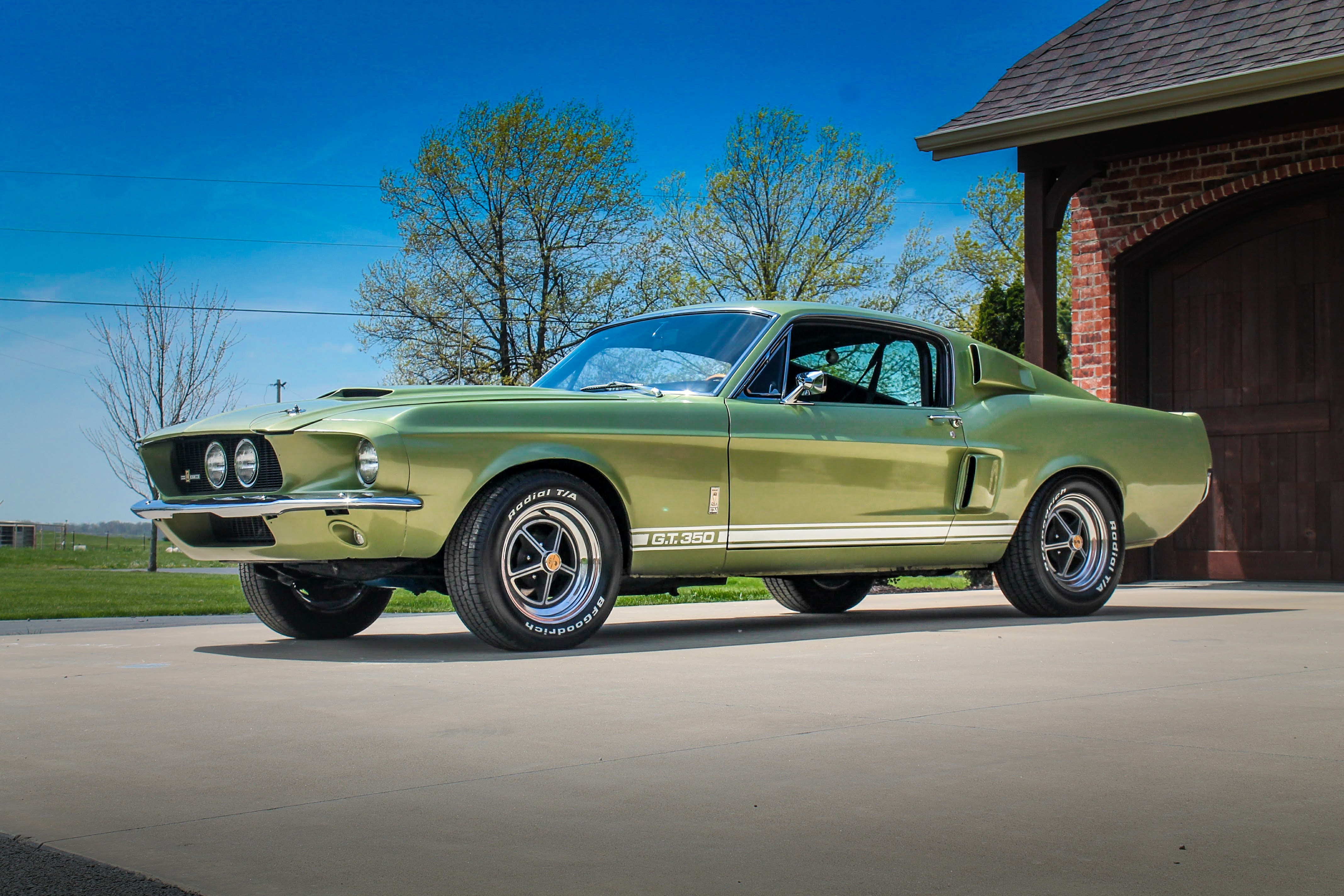 Car Fastback Ford Shelby Gt350 Green Car Muscle Car 4272x2848