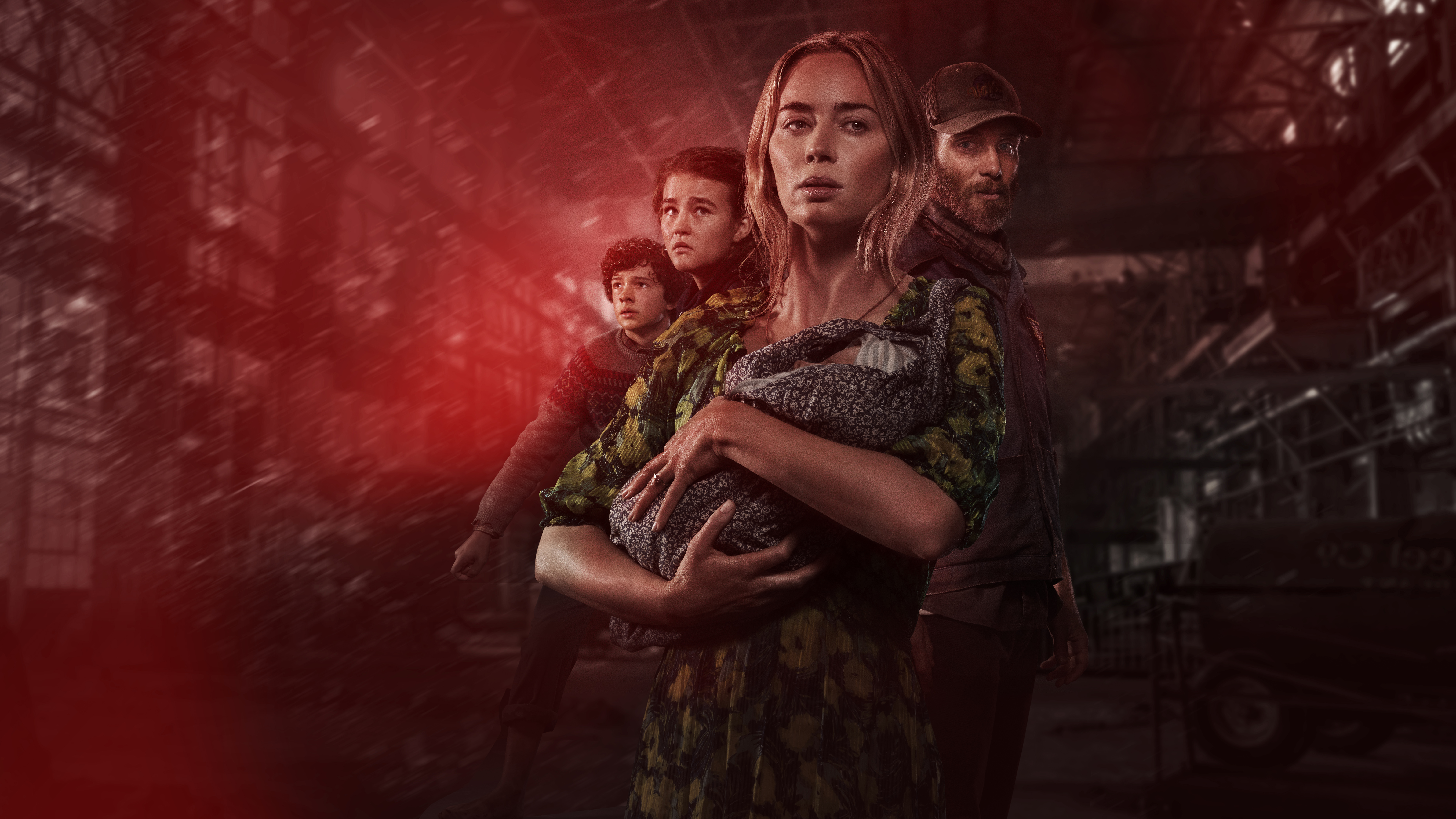 A Quiet Place Part Ii Cillian Murphy Emily Blunt Millicent Simmonds Noah Jupe 7680x4320