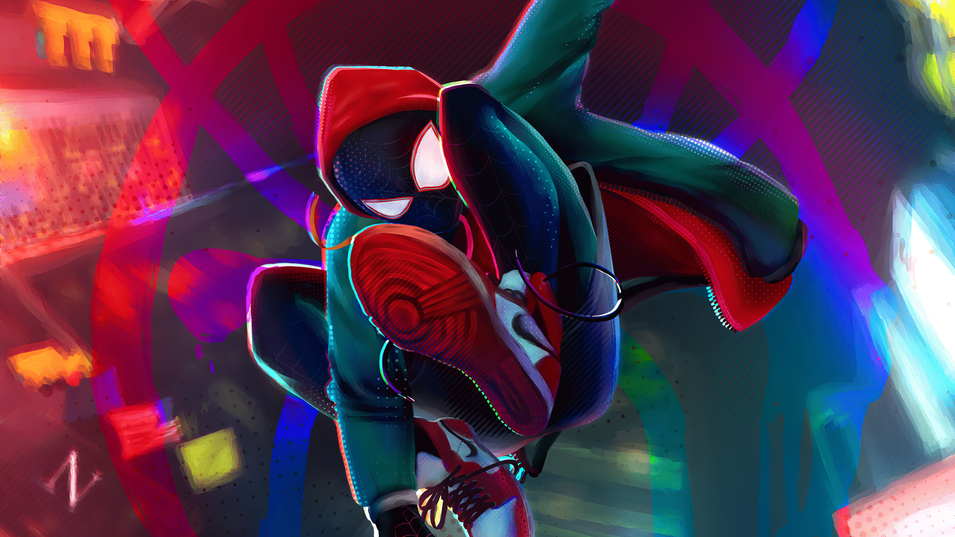 Marvel Comics Miles Morales Spider Man Spider Man Into The Spider Verse 3200x1800