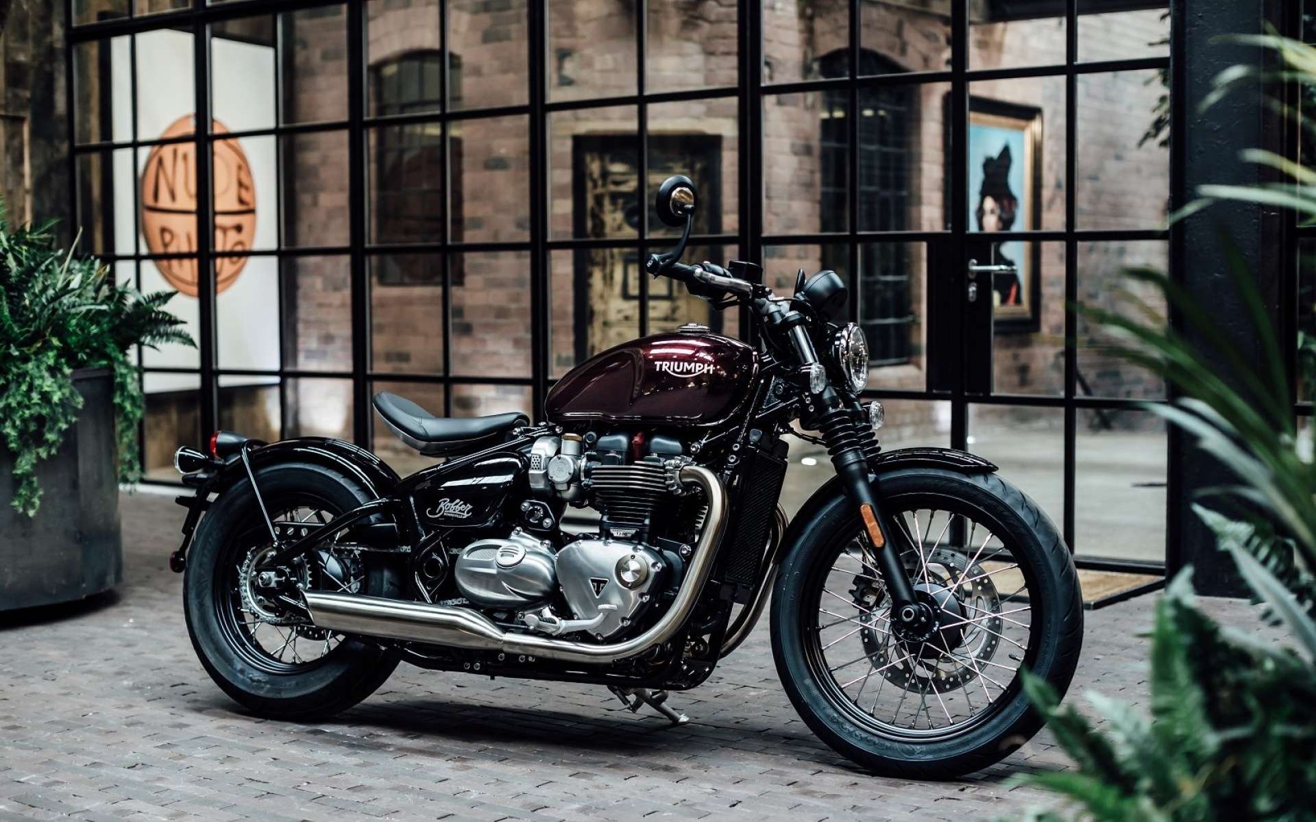 Motorcycle Triumph Triumph Bonneville 1920x1200