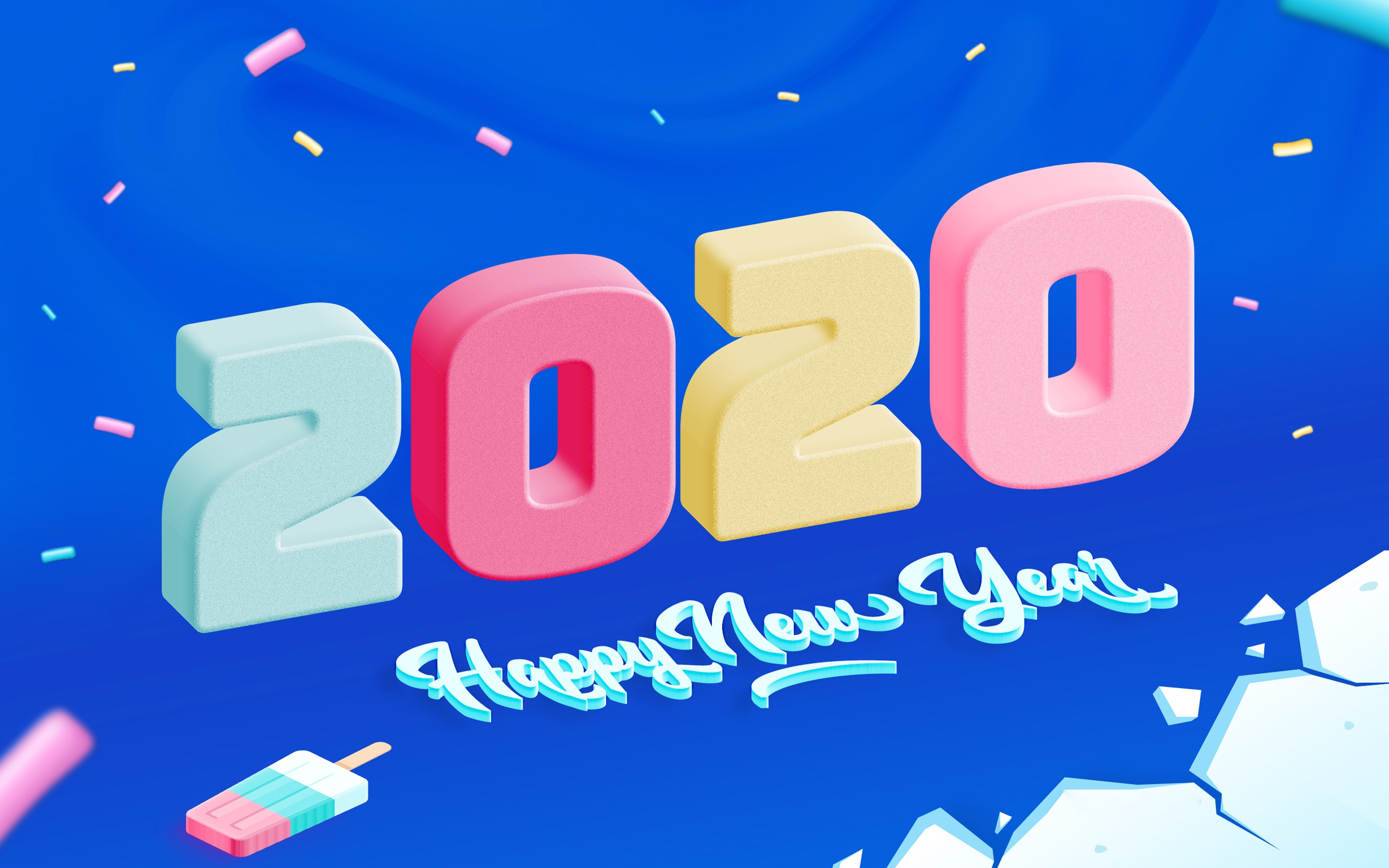 Happy New Year New Year New Year 2020 2880x1800