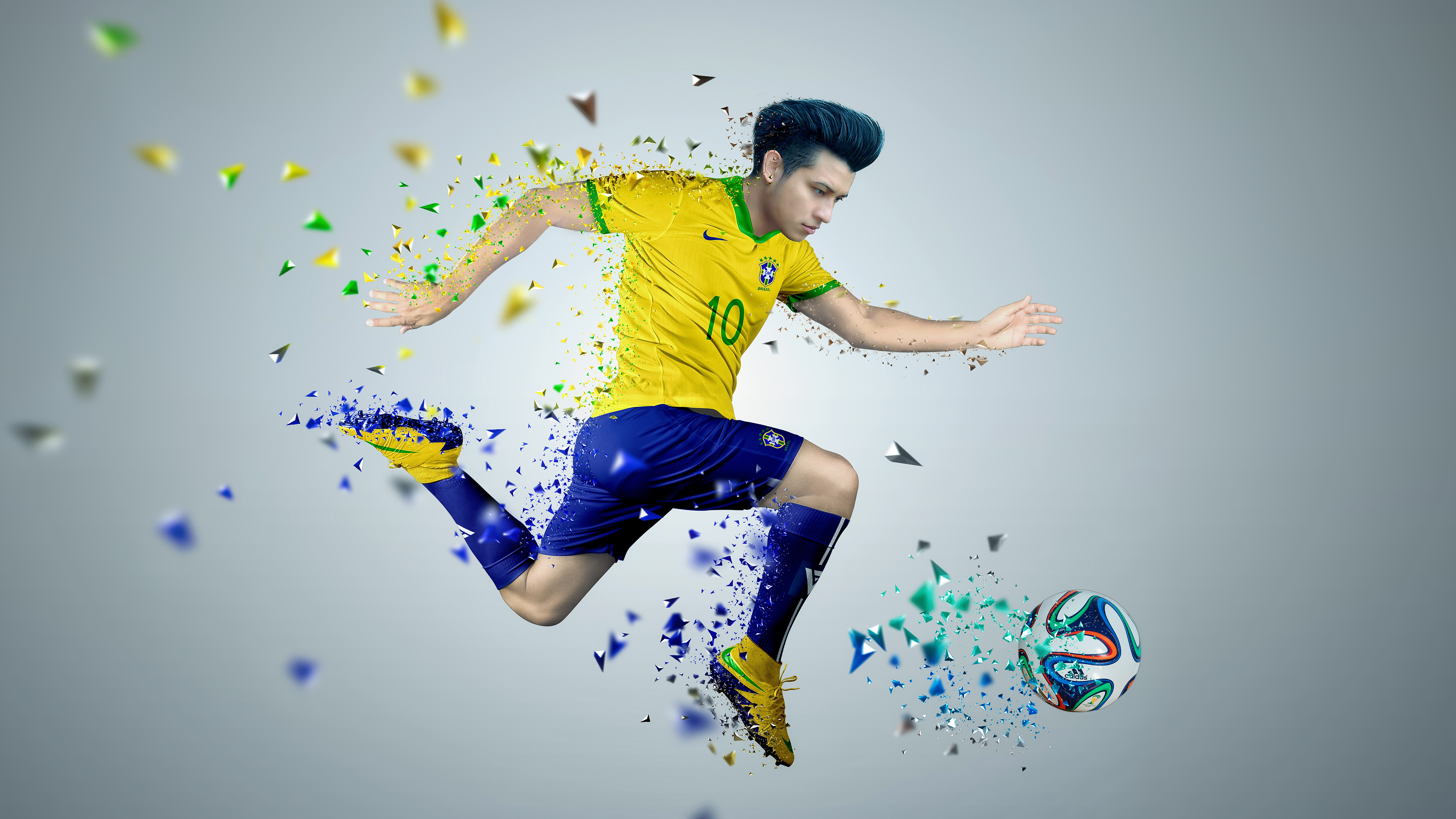 Digital Art Fan Art Photoshop Soccer Sport 3840x2160