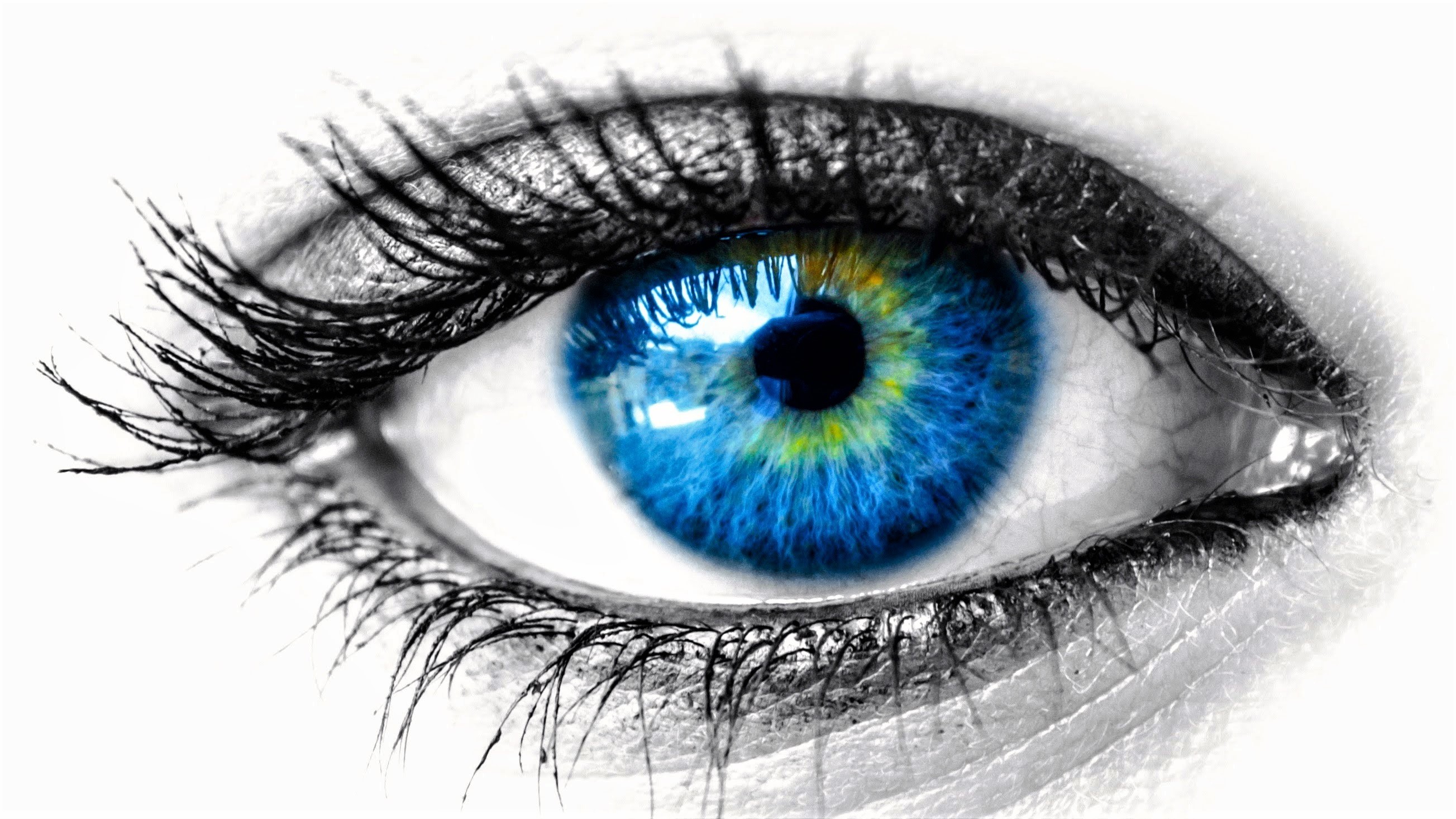 Blue Eyes Eye Macro 2607x1466