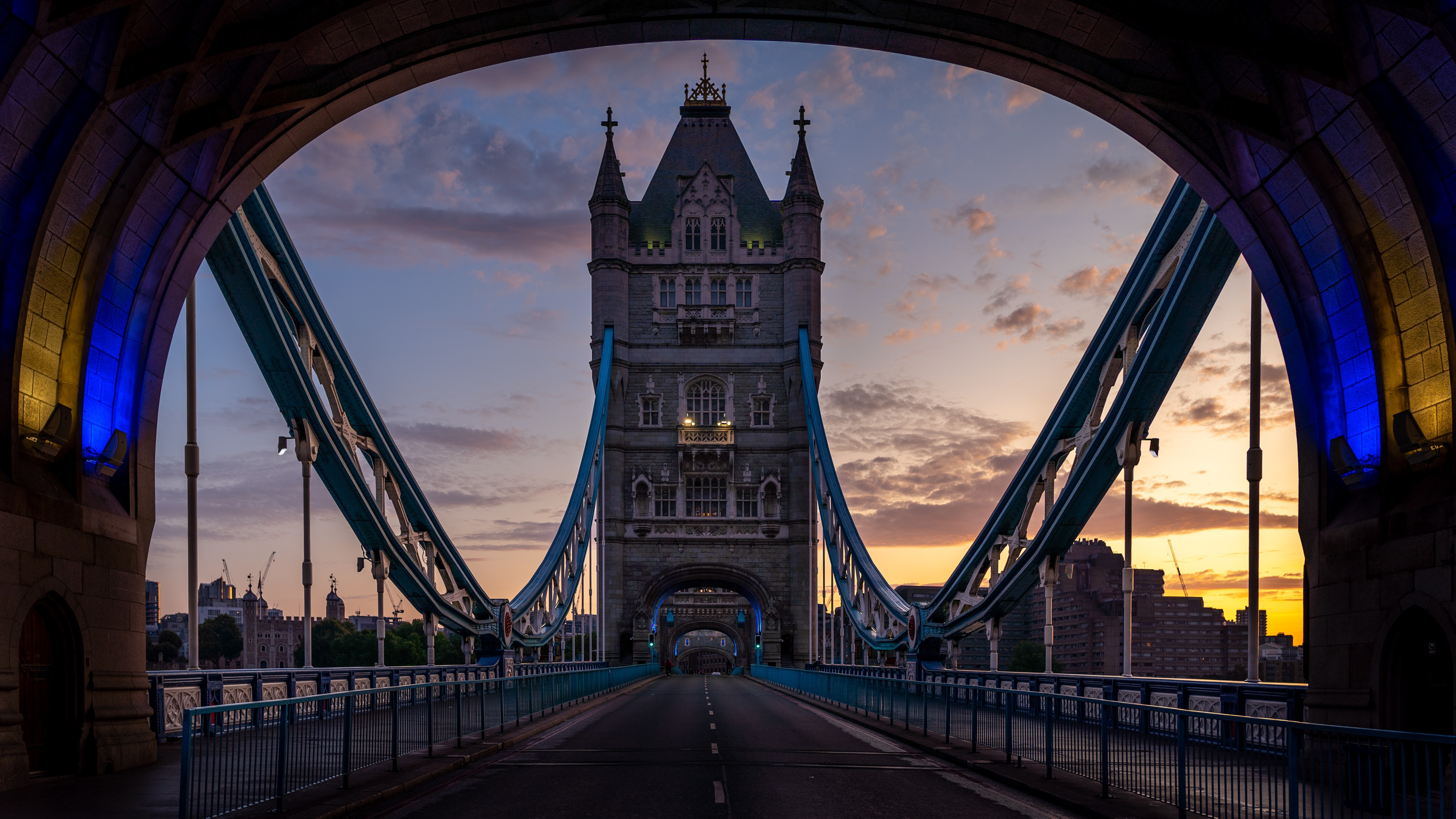 Bridge Dawn London Tower Bridge 6000x3375