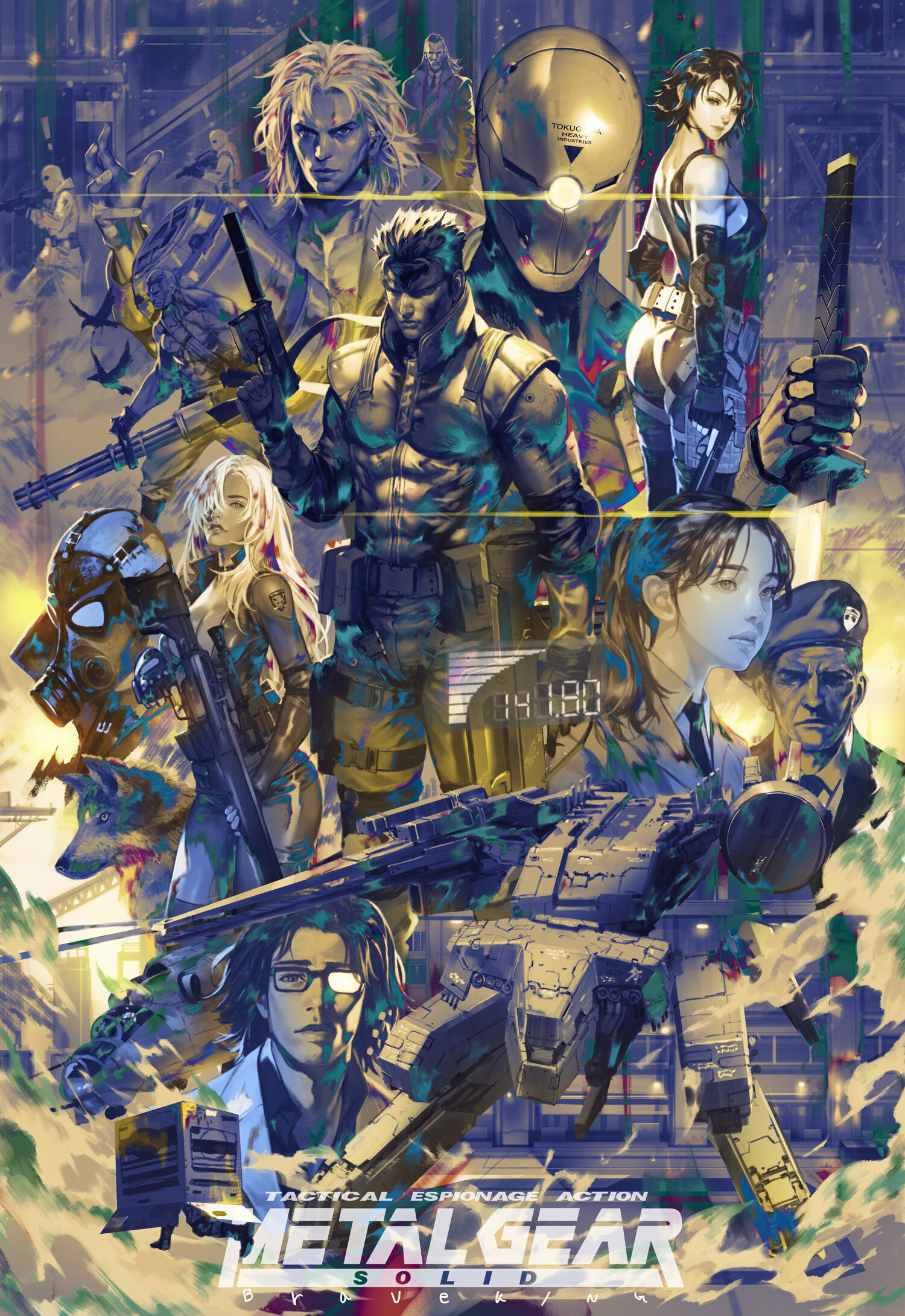 Fantasy Art Artwork Metal Gear Solid Video Game Art 1500x2180