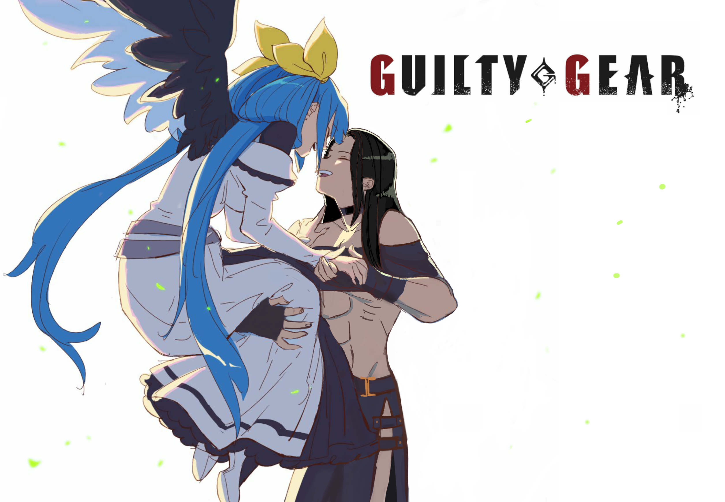 Guilty Gear Dizzy Guilty Gear Couple Testament Guilty Gear Wings Romance Video Game Girls Video Game 2512x1740