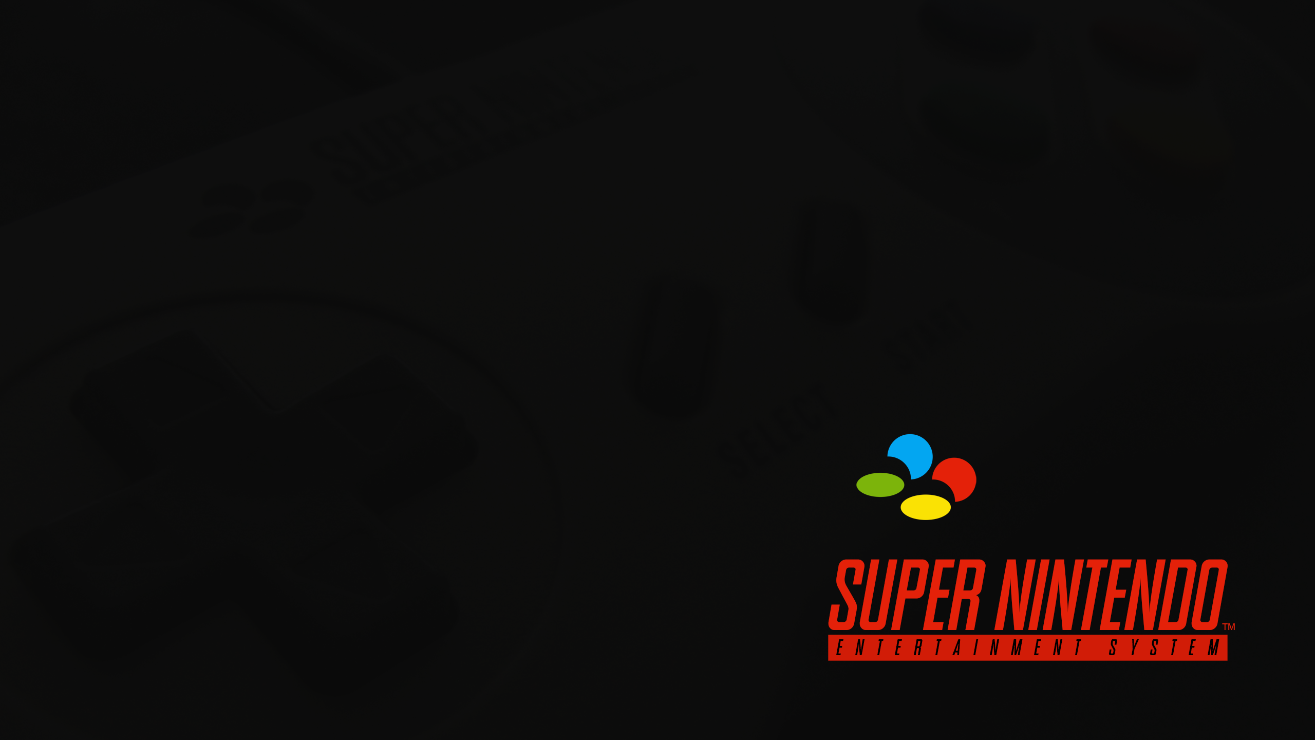 SNES Super Nintendo Logo Console Nintendo 2560x1440