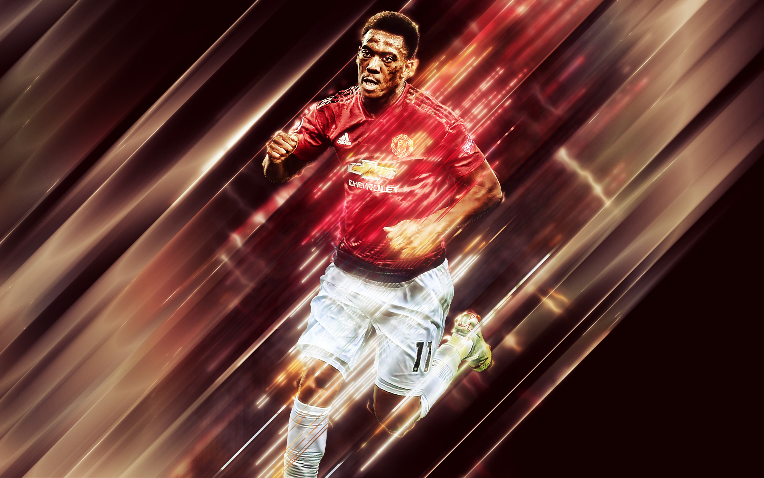 Anthony Martial French Manchester United F C Soccer 2560x1600