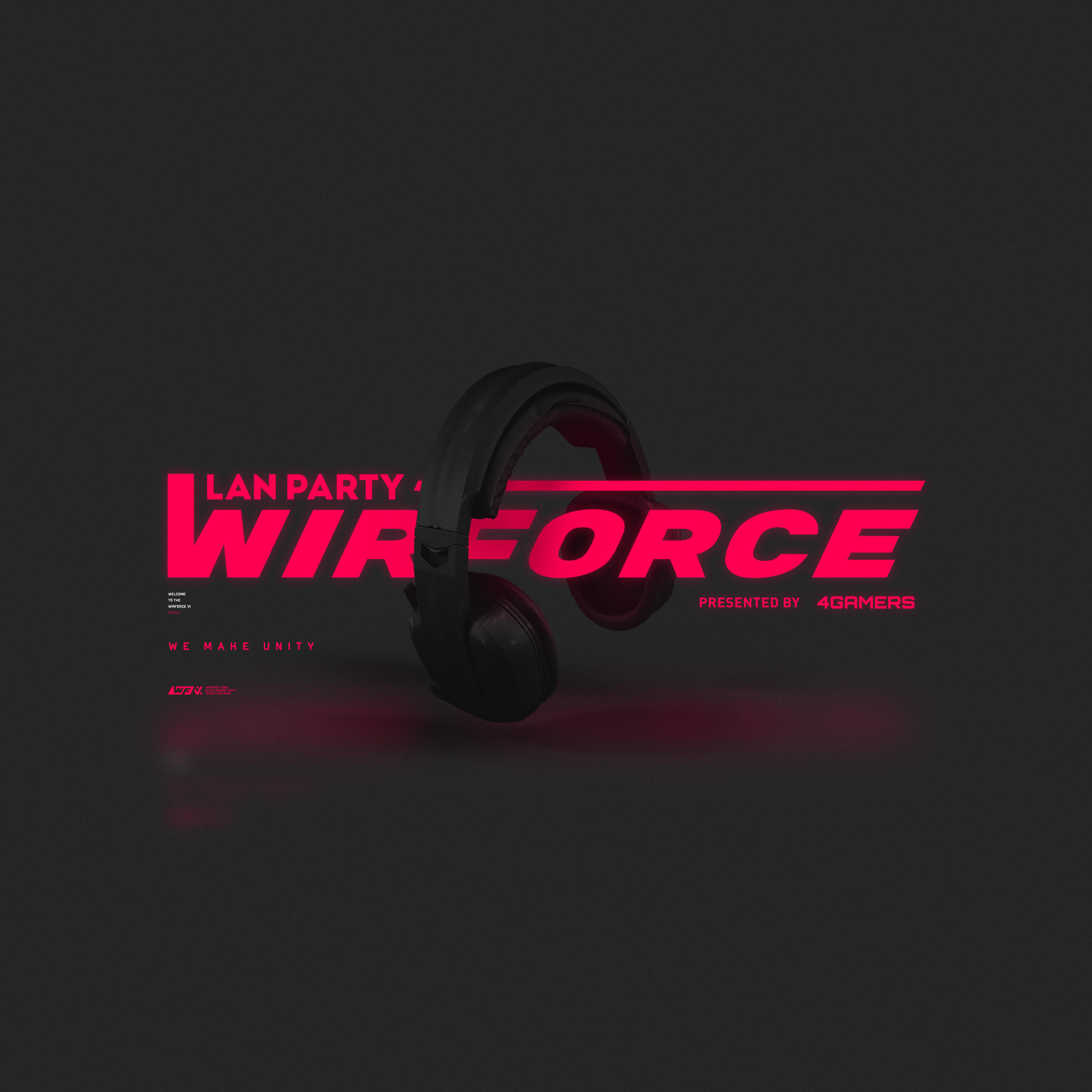 WirForce WF2019 4Gamers Taiwan Esport Gamers Otaku Lan Party 2500x2500