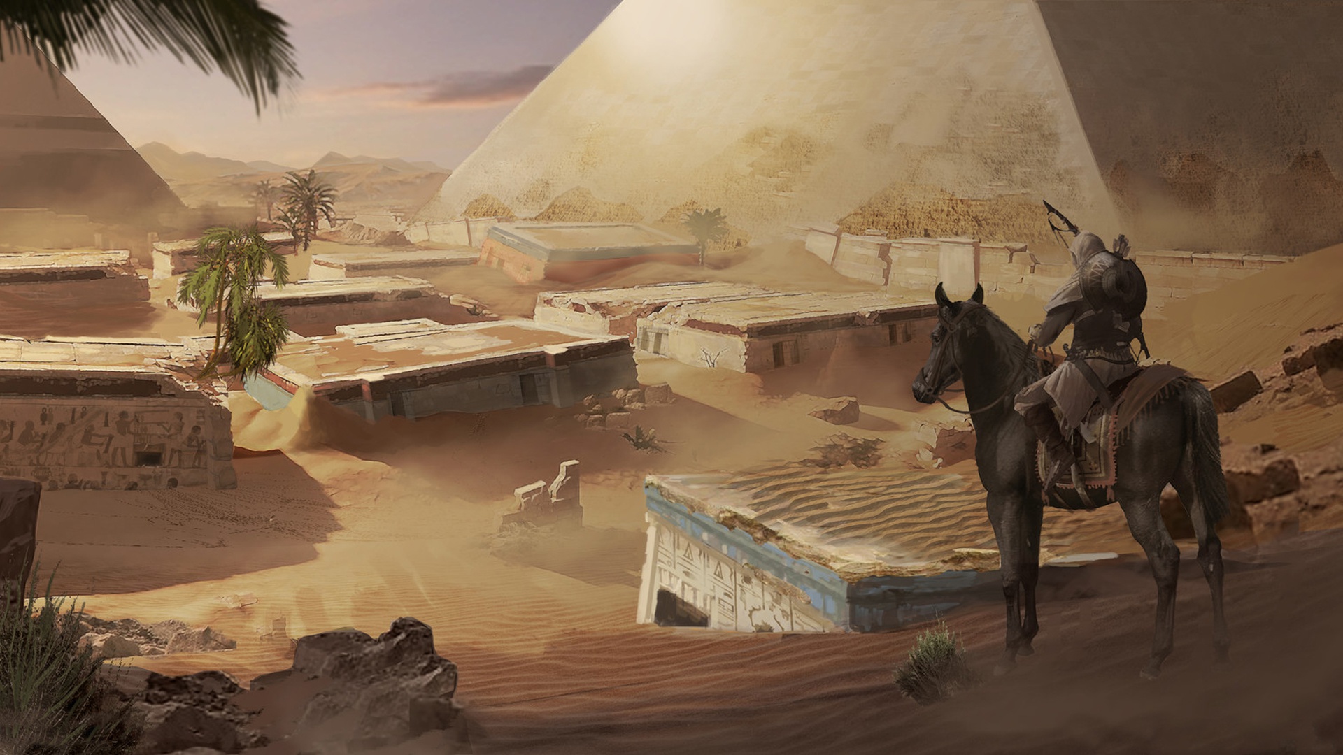 Assassin 039 S Creed Assassin 039 S Creed Origins Bayek Of Siwa Pyramid 1920x1080