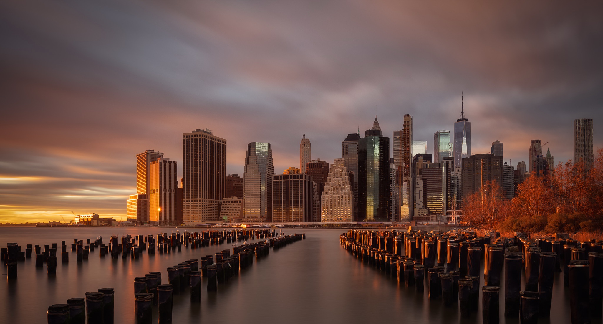 Building City Manhattan New York Skyscraper Usa 2048x1100