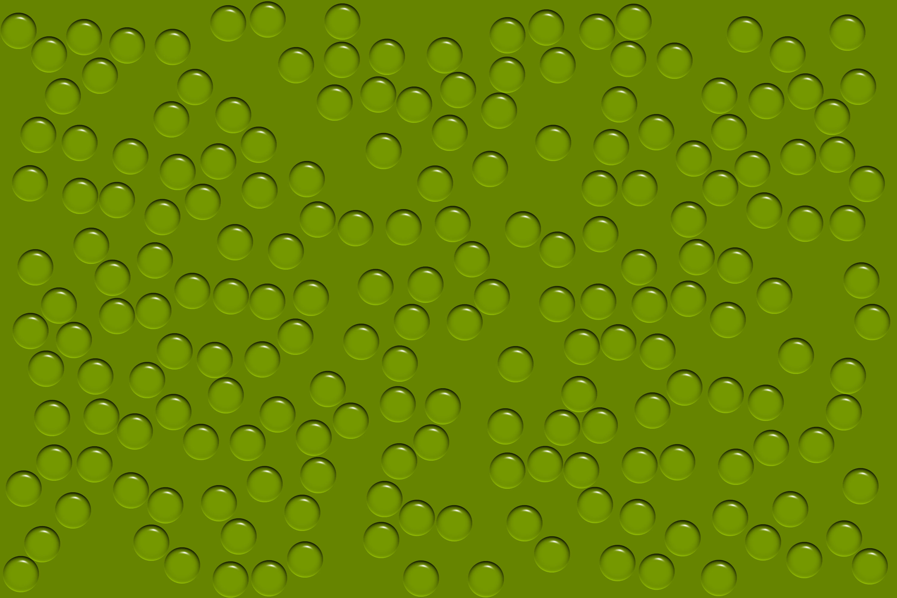 Abstract Circle Digital Art Green Pattern Texture 3000x2000